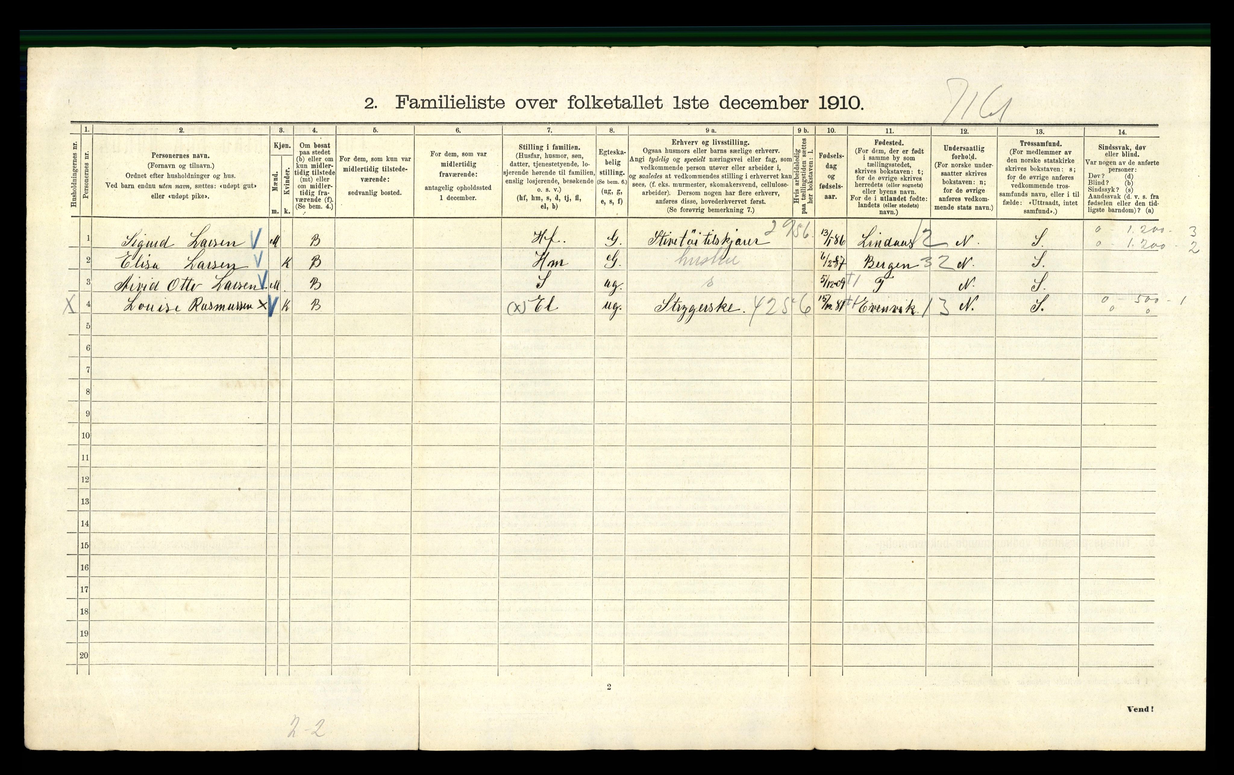 RA, 1910 census for Kristiania, 1910, p. 24212