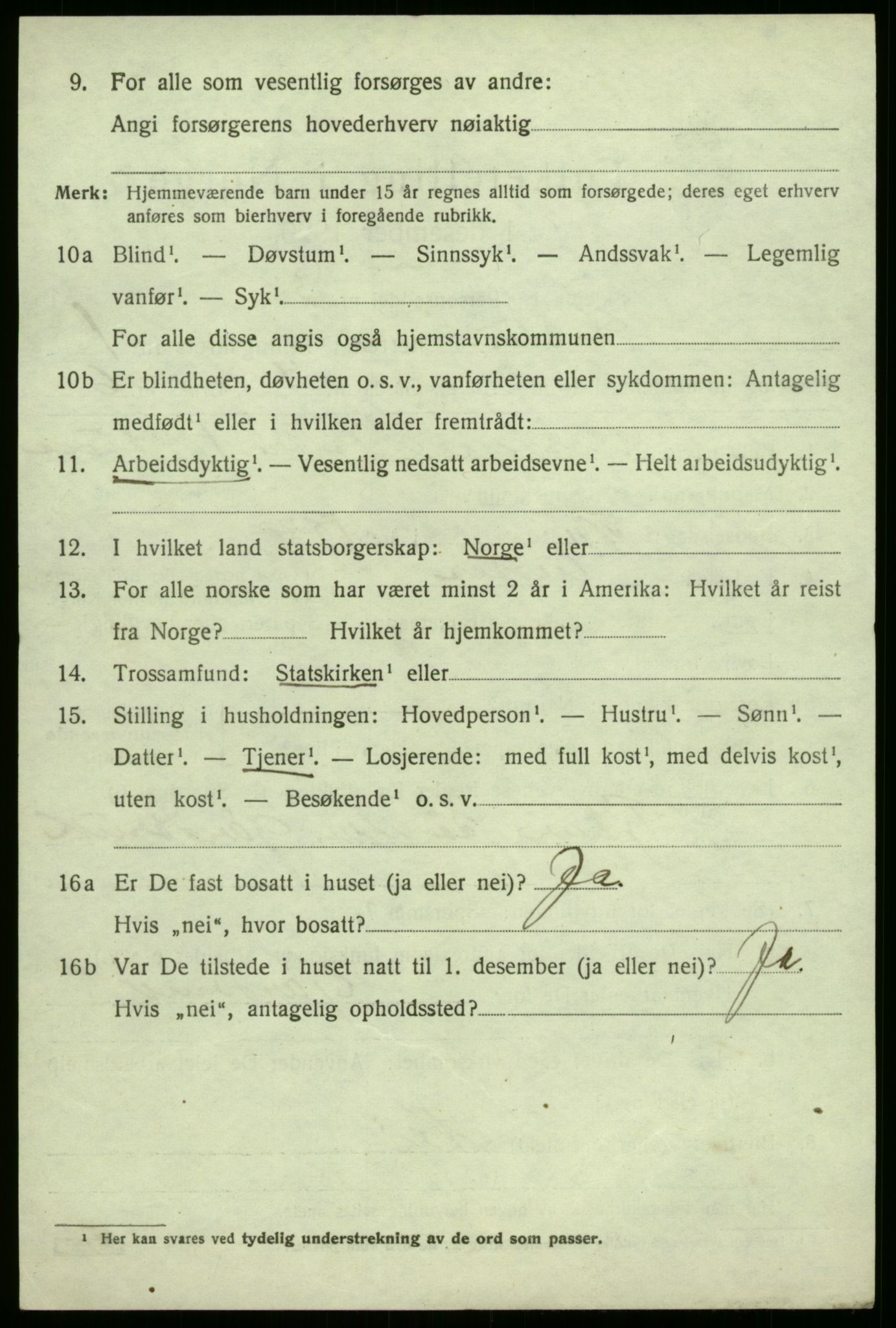 SAB, 1920 census for Luster, 1920, p. 1577