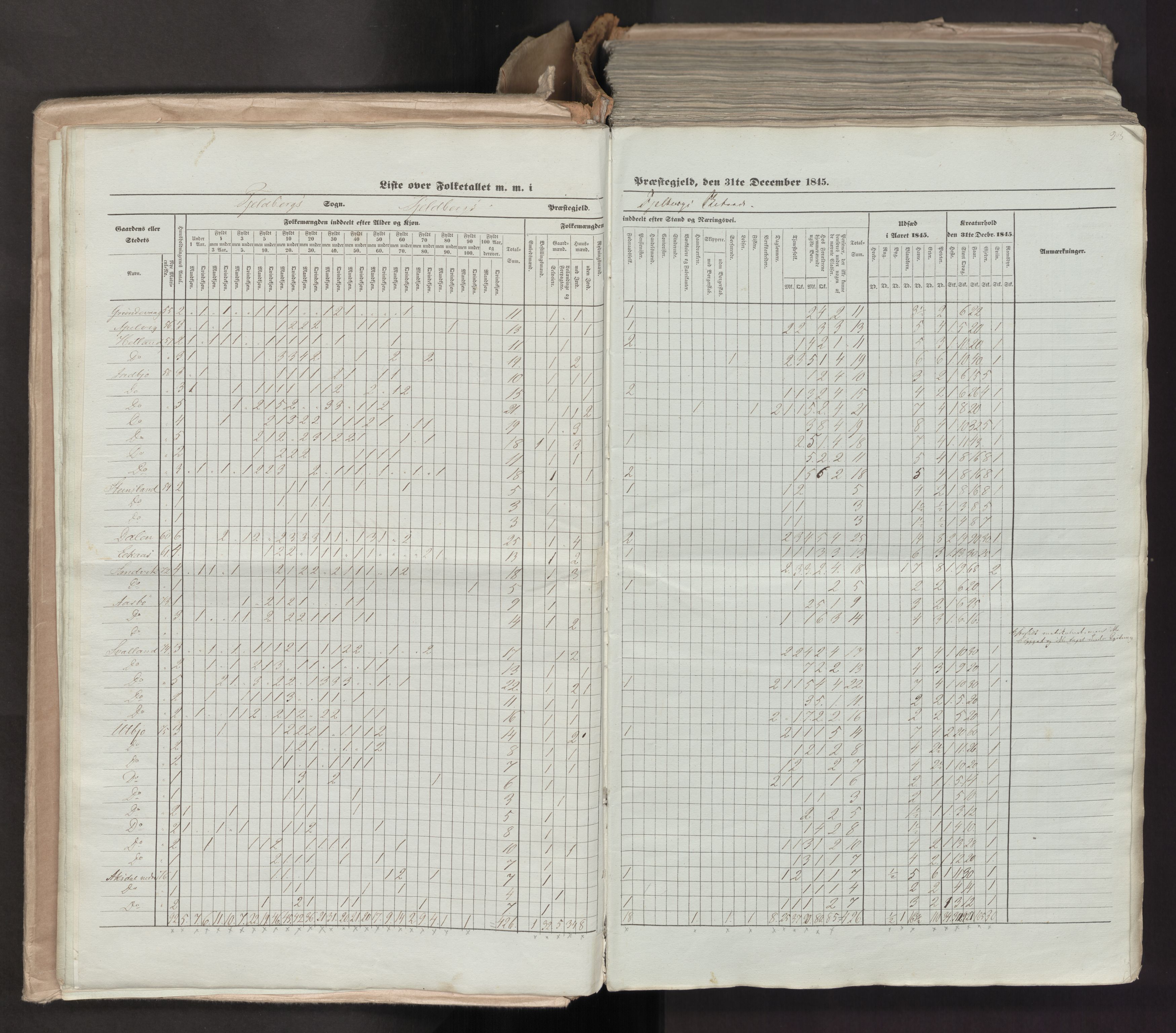 RA, Census 1845, vol. 7: Søndre Bergenhus amt og Nordre Bergenhus amt, 1845, p. 23