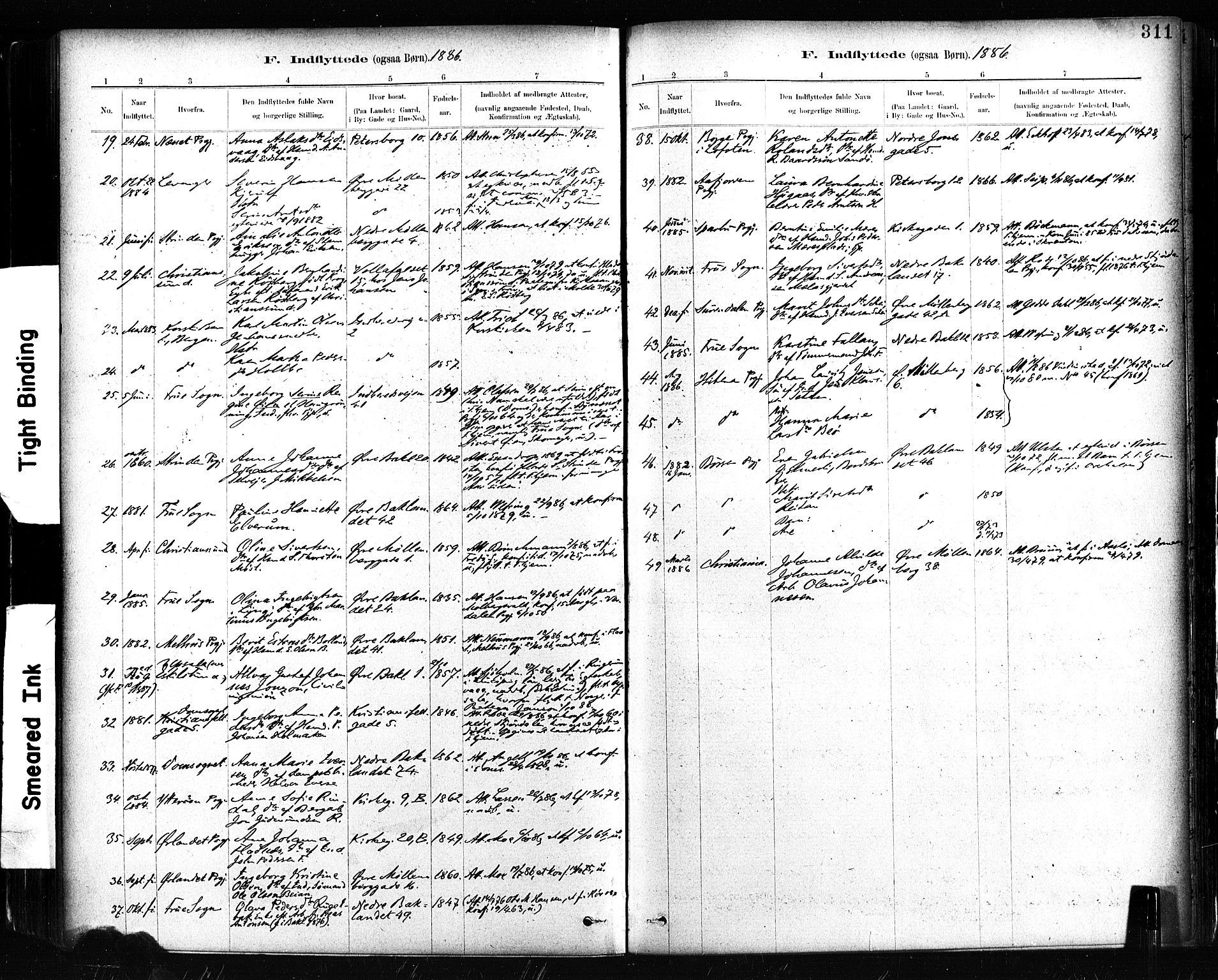 Ministerialprotokoller, klokkerbøker og fødselsregistre - Sør-Trøndelag, SAT/A-1456/604/L0189: Parish register (official) no. 604A10, 1878-1892, p. 311
