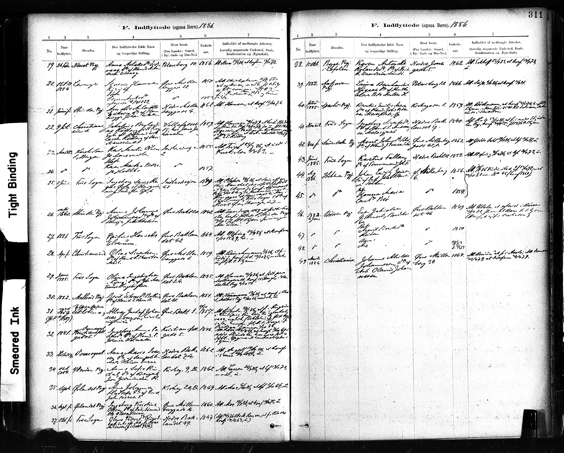 Ministerialprotokoller, klokkerbøker og fødselsregistre - Sør-Trøndelag, AV/SAT-A-1456/604/L0189: Parish register (official) no. 604A10, 1878-1892, p. 311