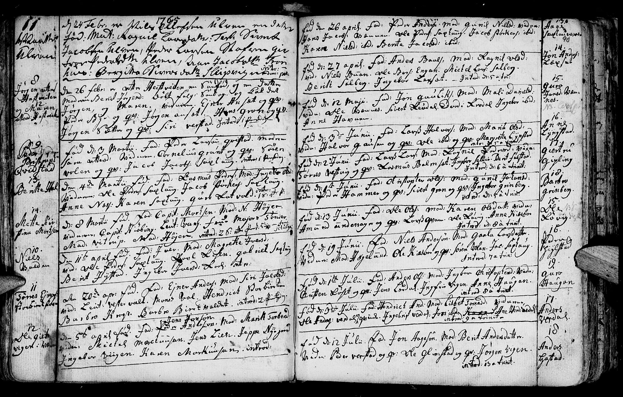 Ministerialprotokoller, klokkerbøker og fødselsregistre - Nord-Trøndelag, SAT/A-1458/730/L0273: Parish register (official) no. 730A02, 1762-1802, p. 90
