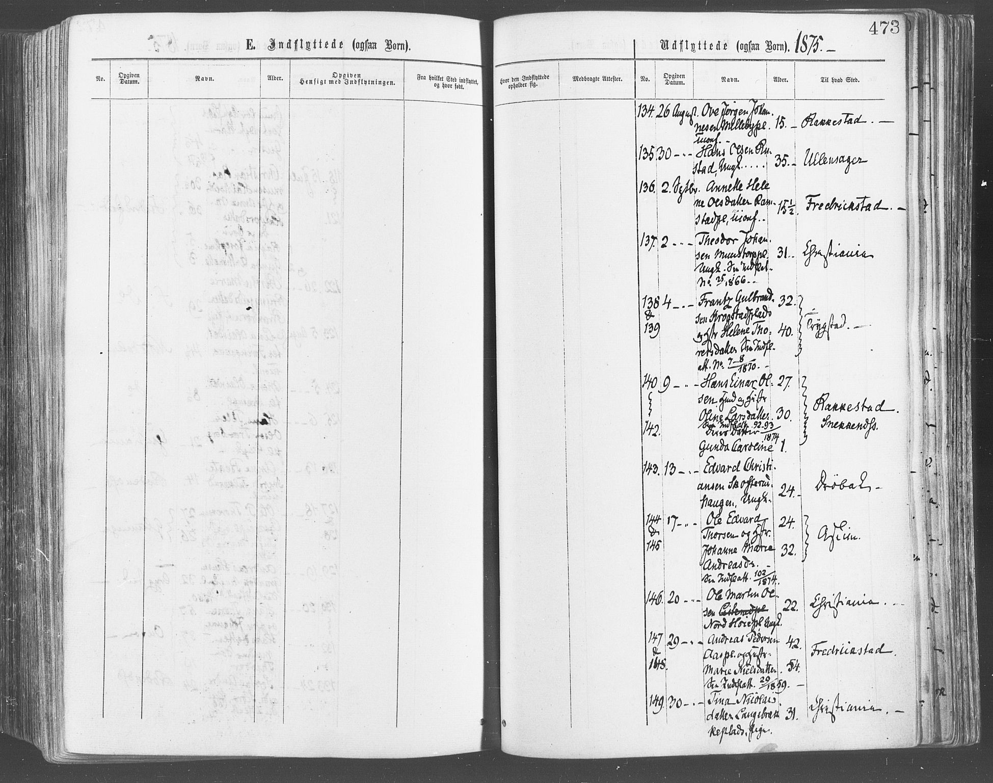 Eidsberg prestekontor Kirkebøker, AV/SAO-A-10905/F/Fa/L0011: Parish register (official) no. I 11, 1867-1878, p. 473