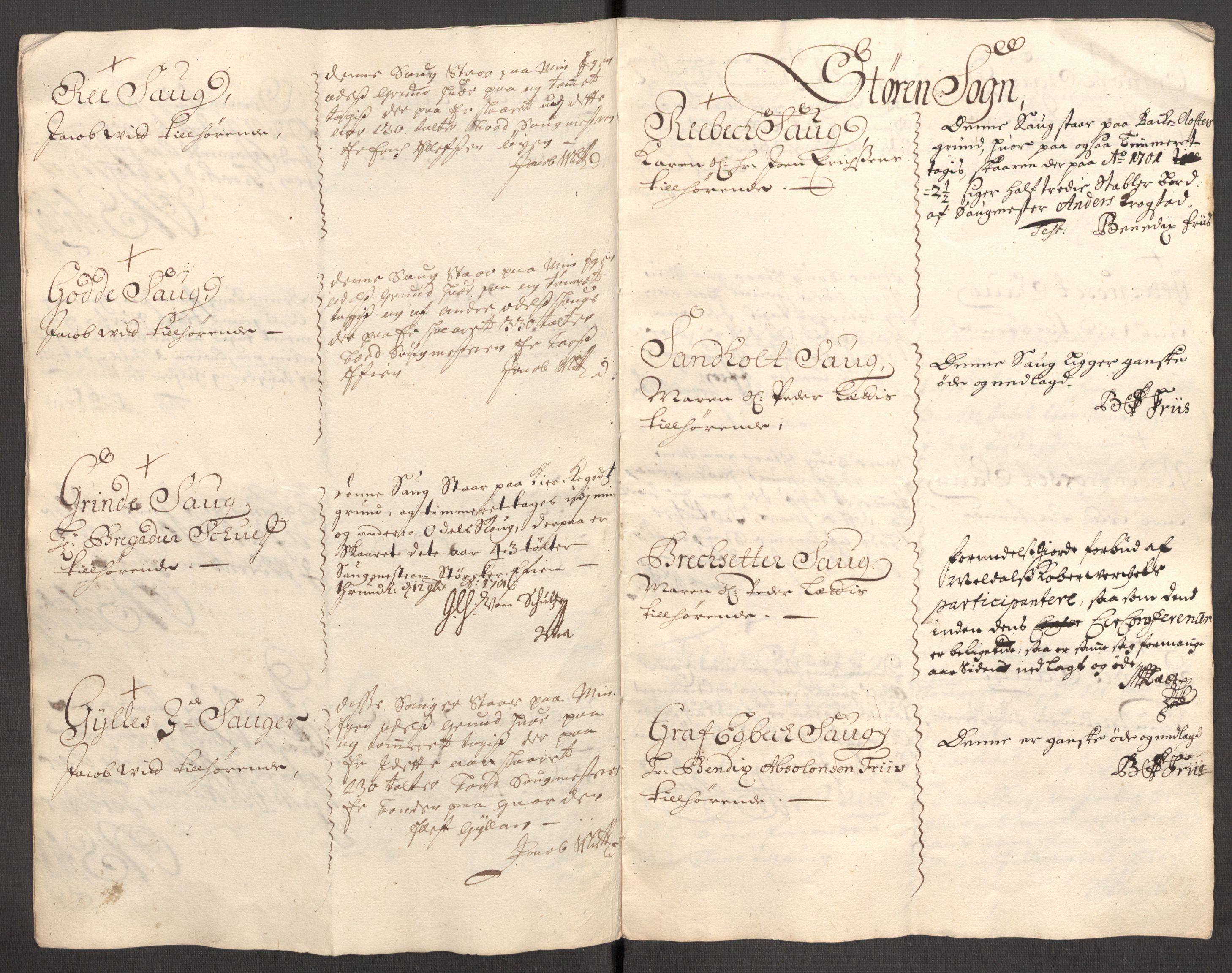 Rentekammeret inntil 1814, Reviderte regnskaper, Fogderegnskap, RA/EA-4092/R60/L3951: Fogderegnskap Orkdal og Gauldal, 1701, p. 218