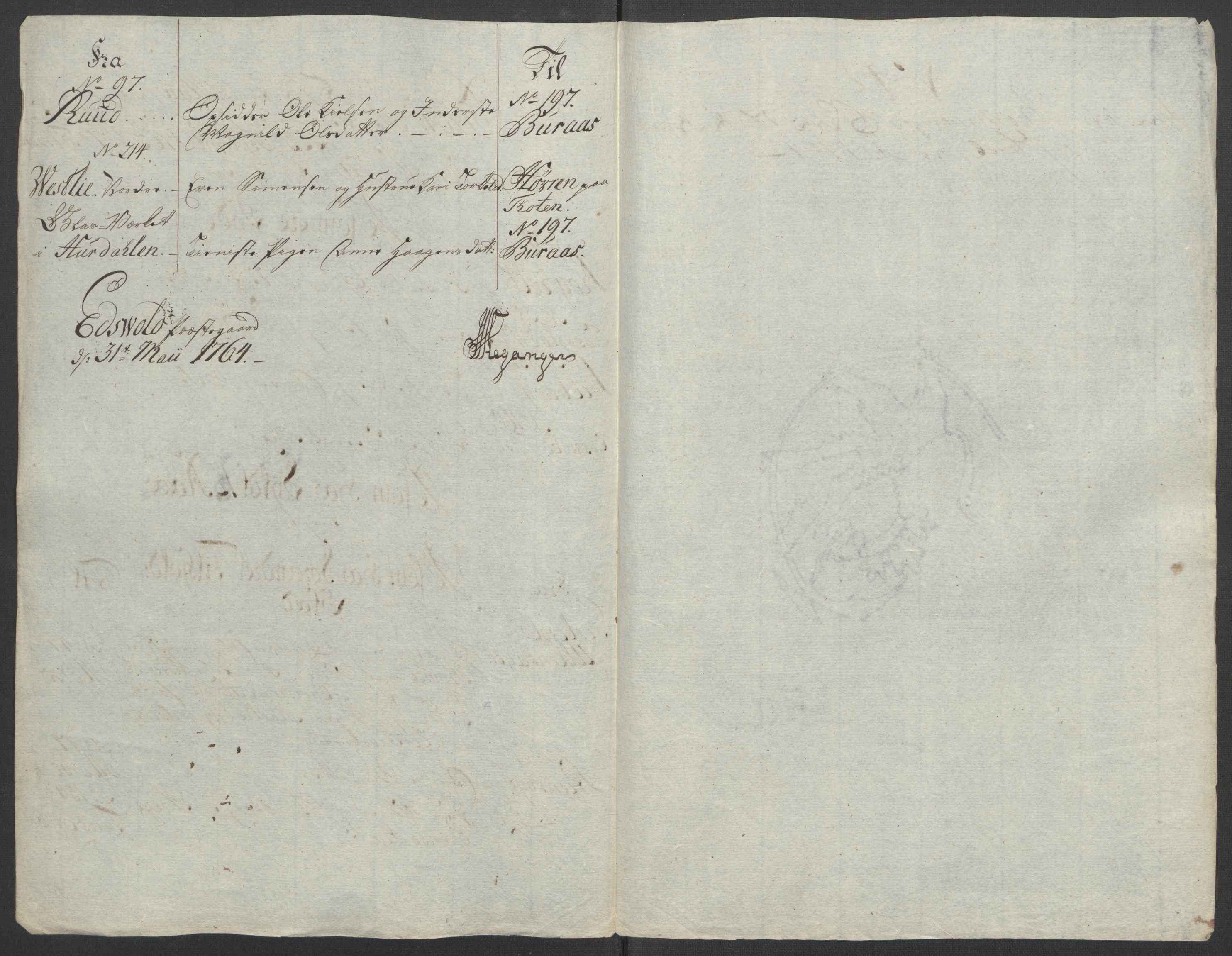 Rentekammeret inntil 1814, Reviderte regnskaper, Fogderegnskap, AV/RA-EA-4092/R12/L0804: Ekstraskatten Øvre Romerike, 1764, p. 163