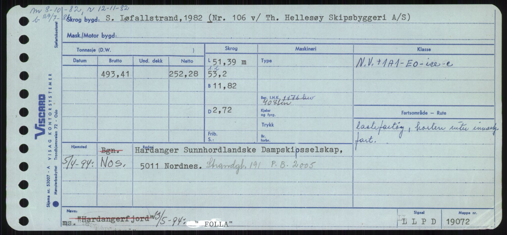 Sjøfartsdirektoratet med forløpere, Skipsmålingen, RA/S-1627/H/Ha/L0002/0001: Fartøy, Eik-Hill / Fartøy, Eik-F, p. 667