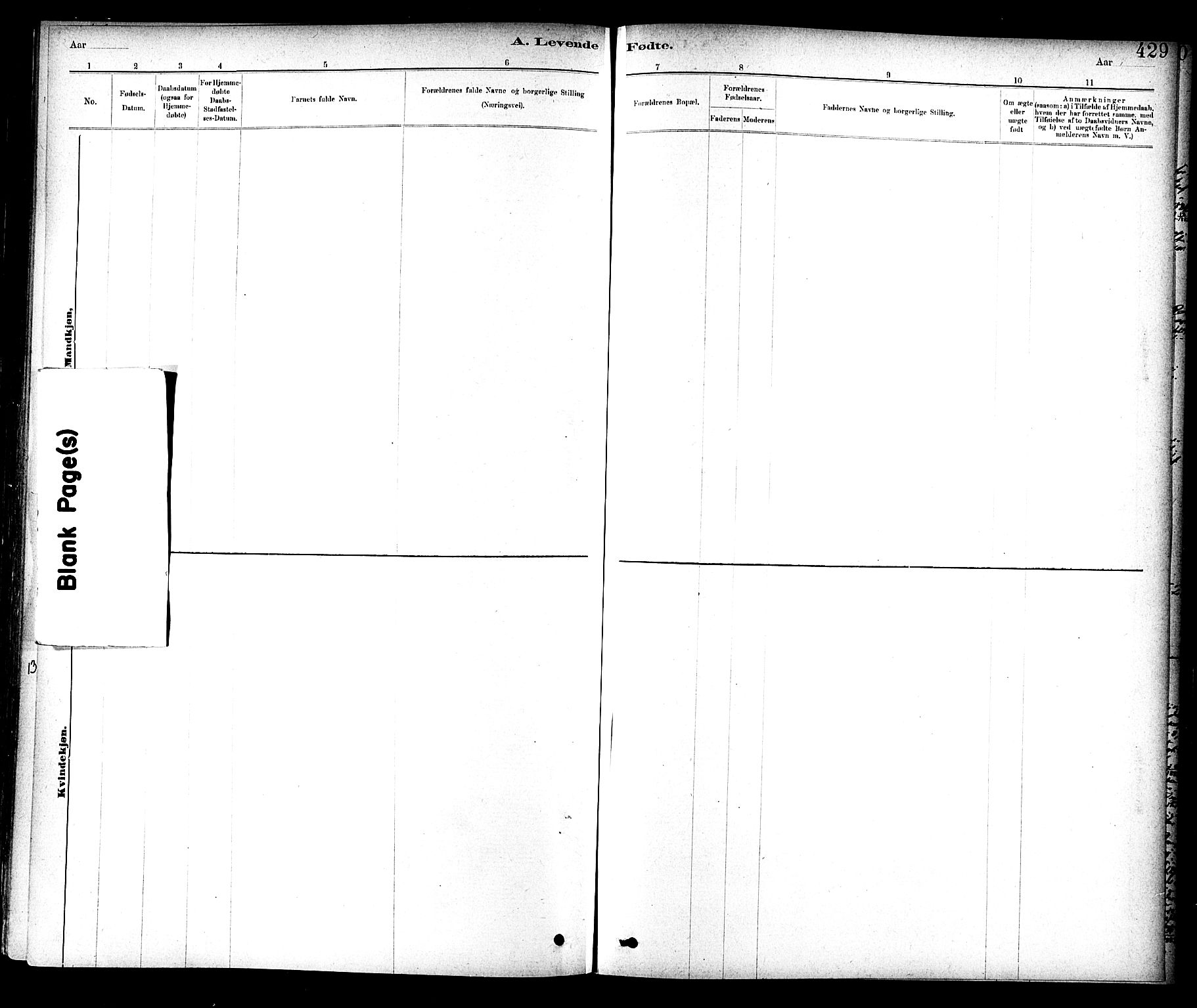 Ministerialprotokoller, klokkerbøker og fødselsregistre - Sør-Trøndelag, SAT/A-1456/604/L0188: Parish register (official) no. 604A09, 1878-1892, p. 429