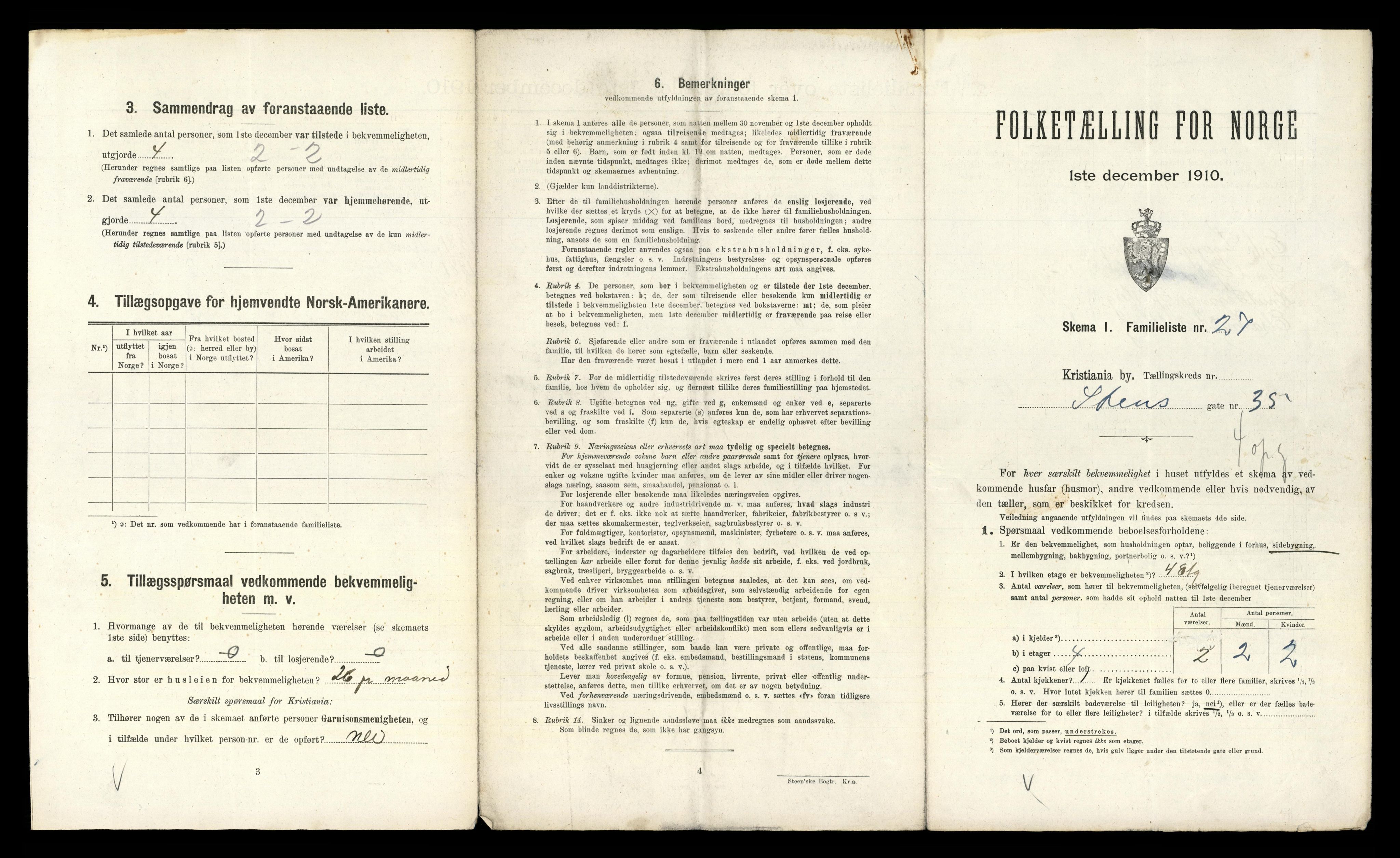 RA, 1910 census for Kristiania, 1910, p. 98381