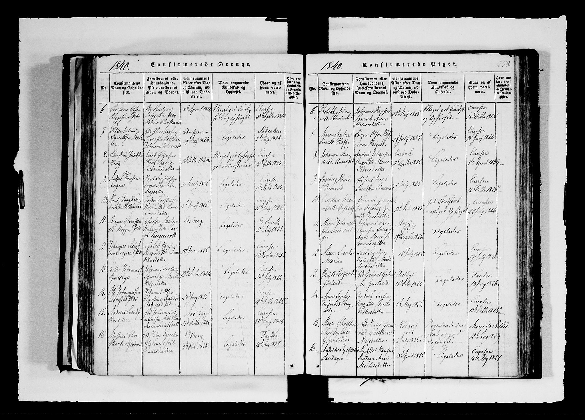 Hobøl prestekontor Kirkebøker, AV/SAO-A-2002/F/Fa/L0002: Parish register (official) no. I 2, 1814-1841, p. 278