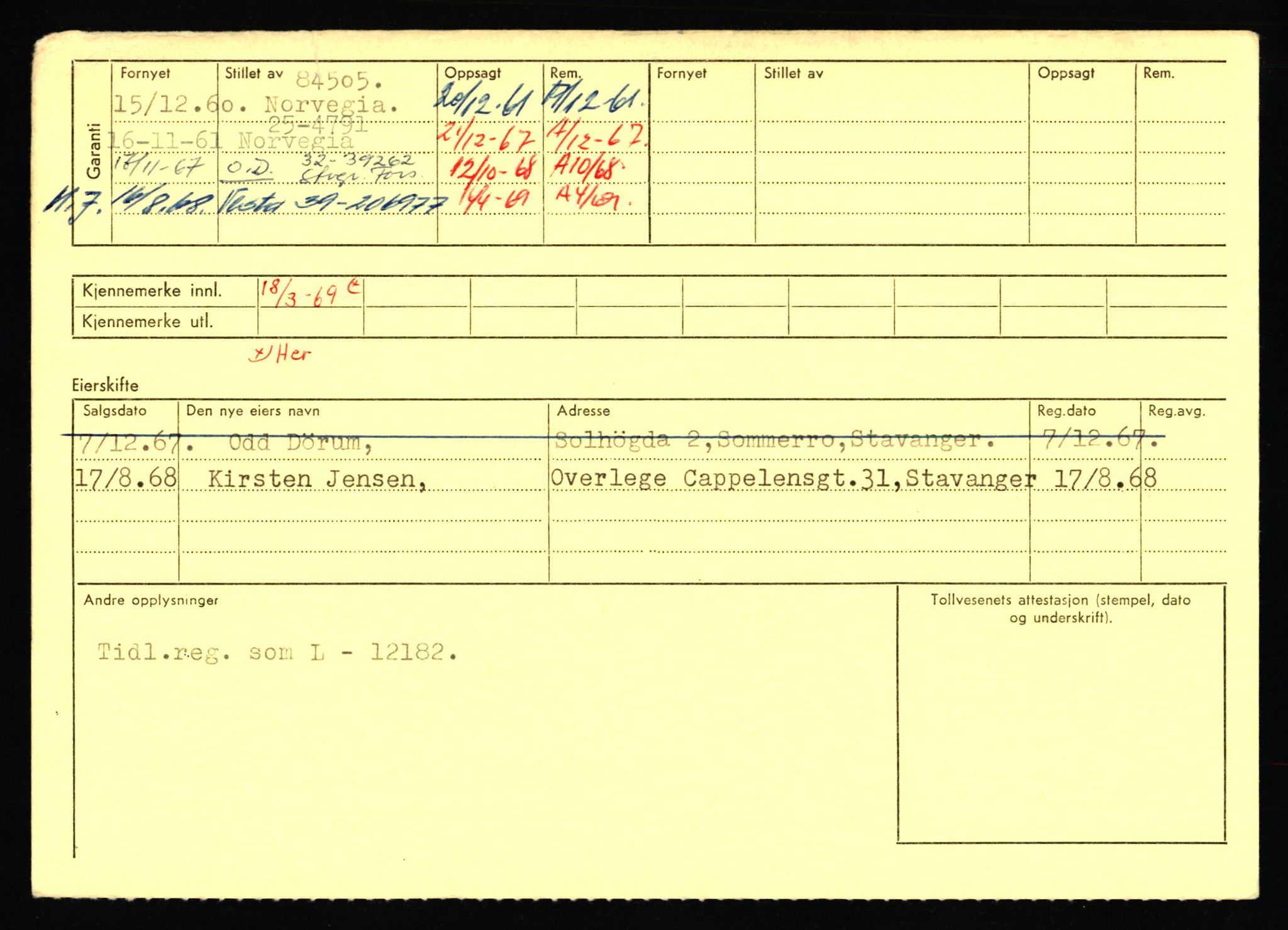 Stavanger trafikkstasjon, AV/SAST-A-101942/0/F/L0071: L-80500 - L-82199, 1930-1971, p. 1396