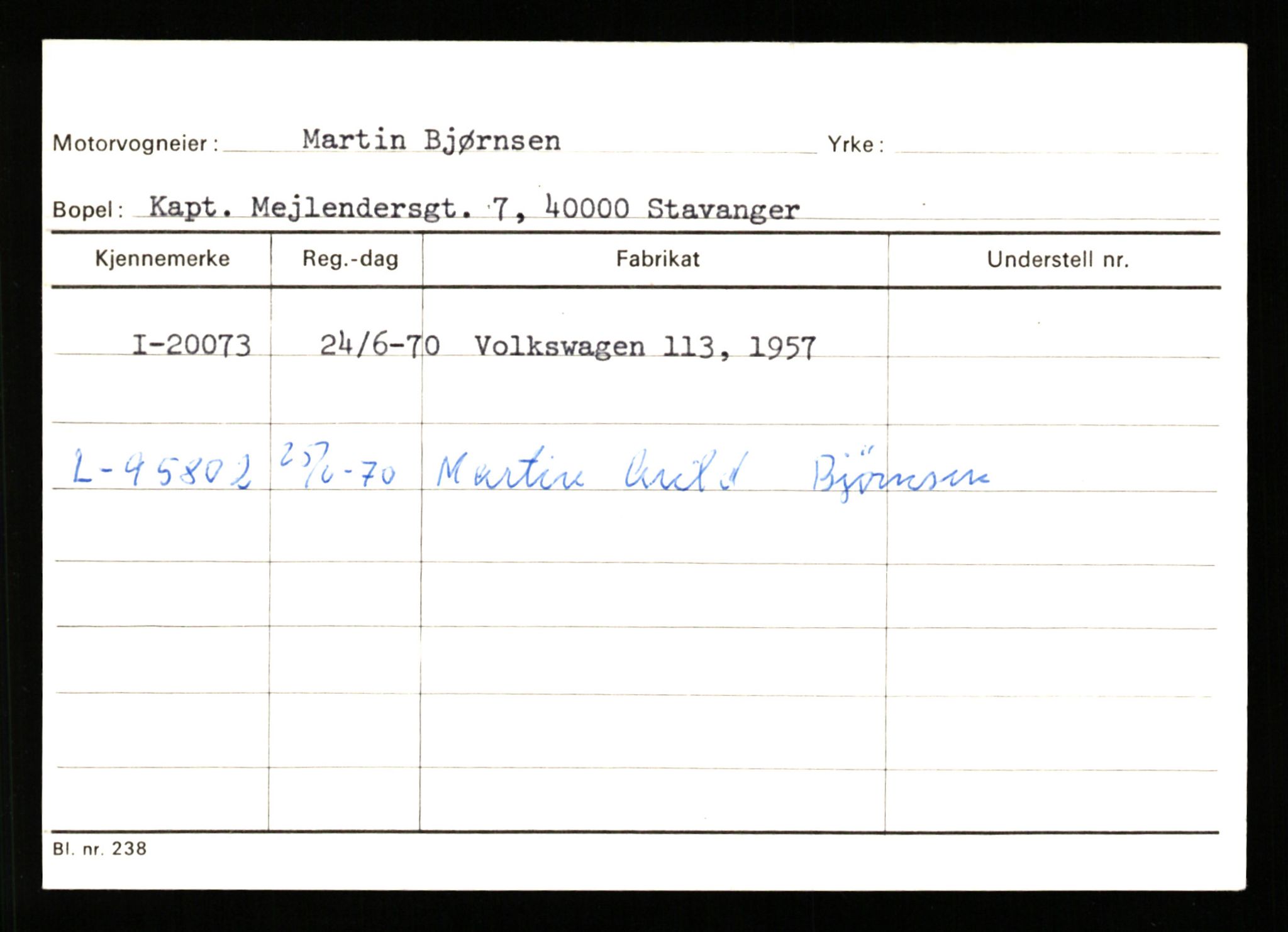 Stavanger trafikkstasjon, AV/SAST-A-101942/0/G/L0004: Registreringsnummer: 15497 - 22957, 1930-1971, p. 2034