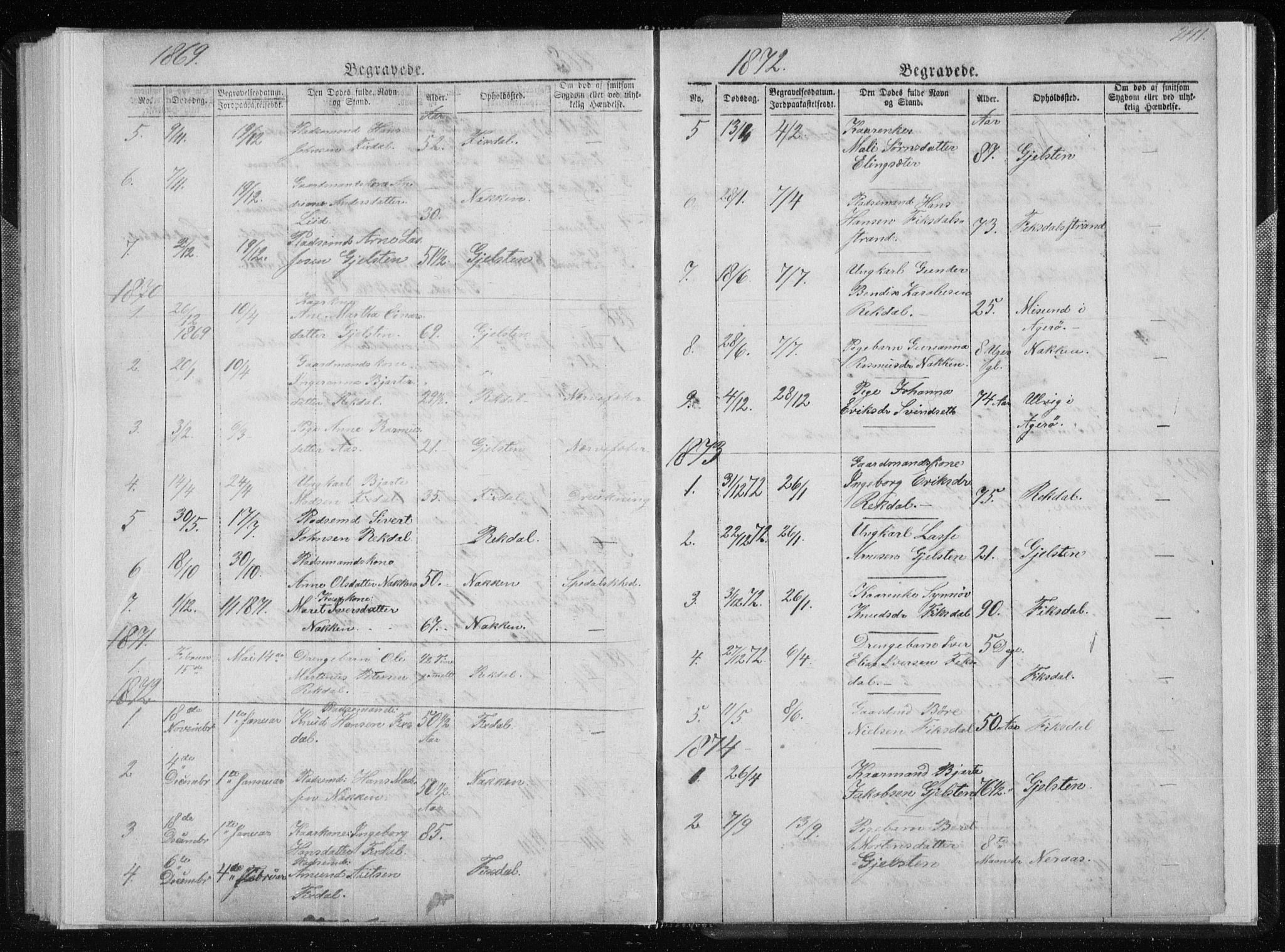 Ministerialprotokoller, klokkerbøker og fødselsregistre - Møre og Romsdal, SAT/A-1454/540/L0541: Parish register (copy) no. 540C01, 1867-1920, p. 241