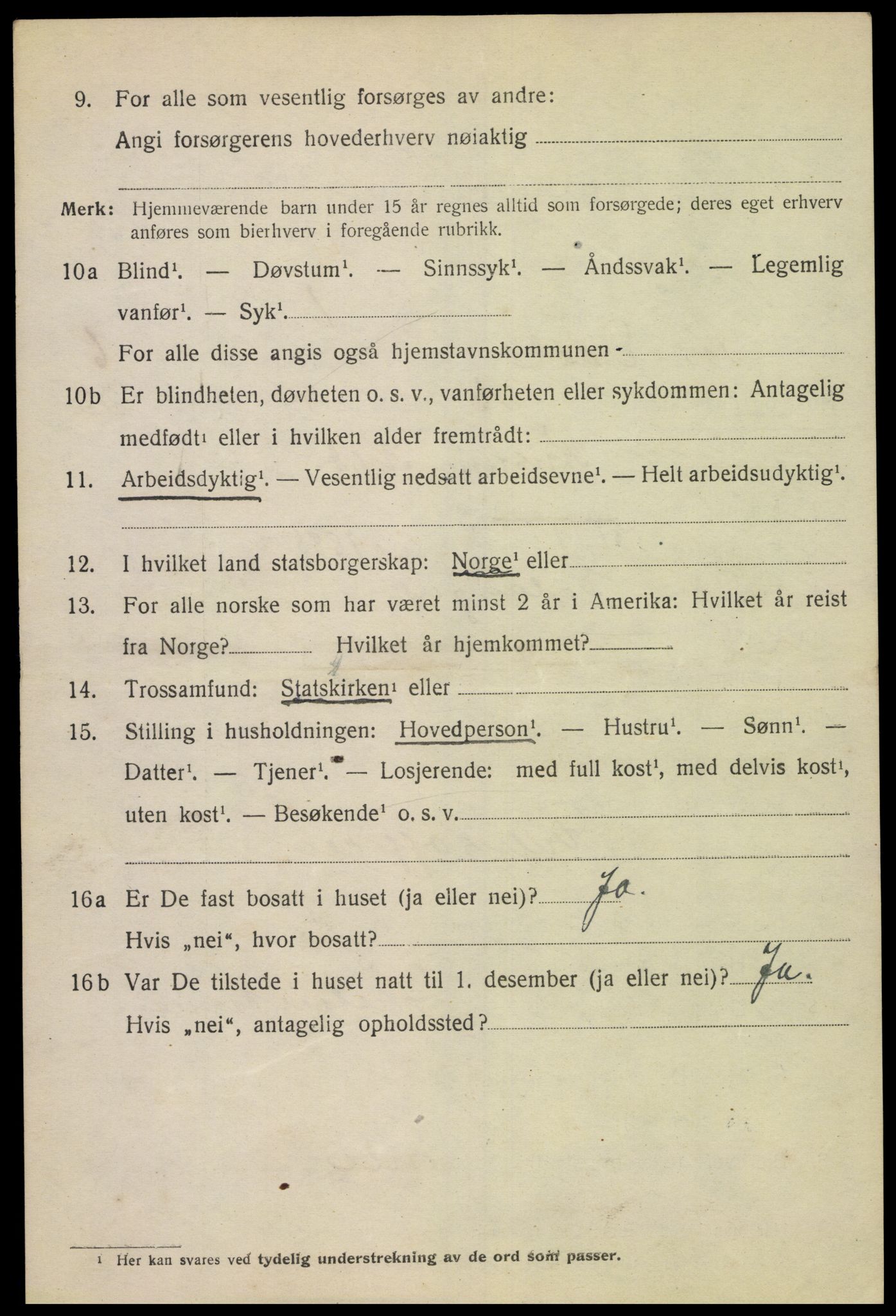 SAH, 1920 census for Sør-Odal, 1920, p. 7196