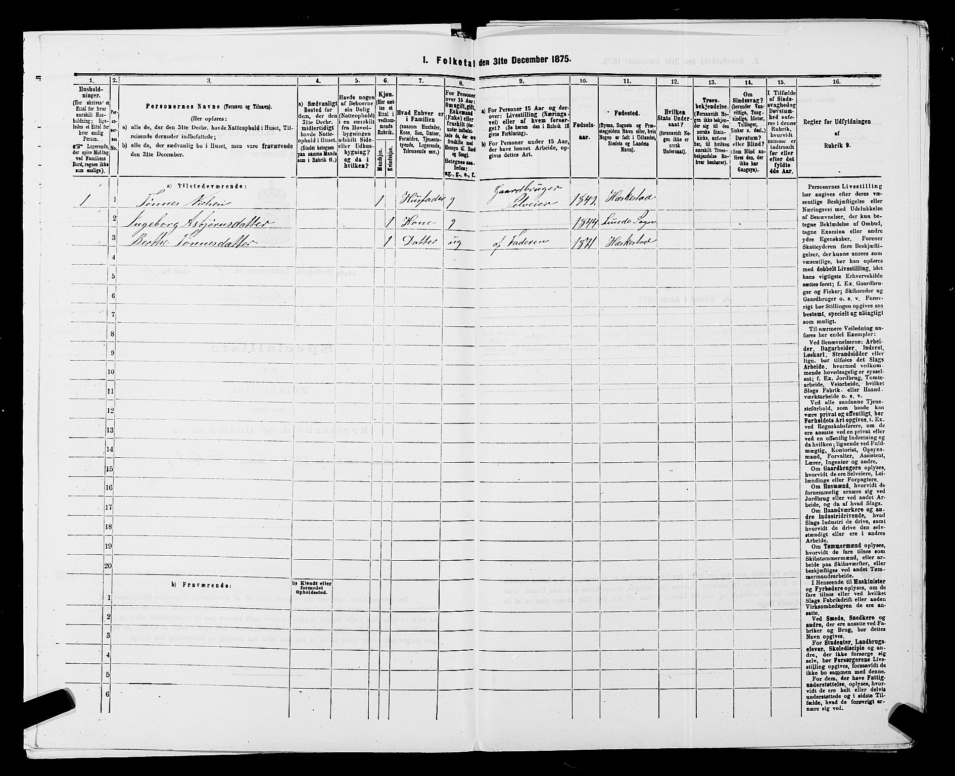 SAST, 1875 census for 1112P Lund, 1875, p. 626