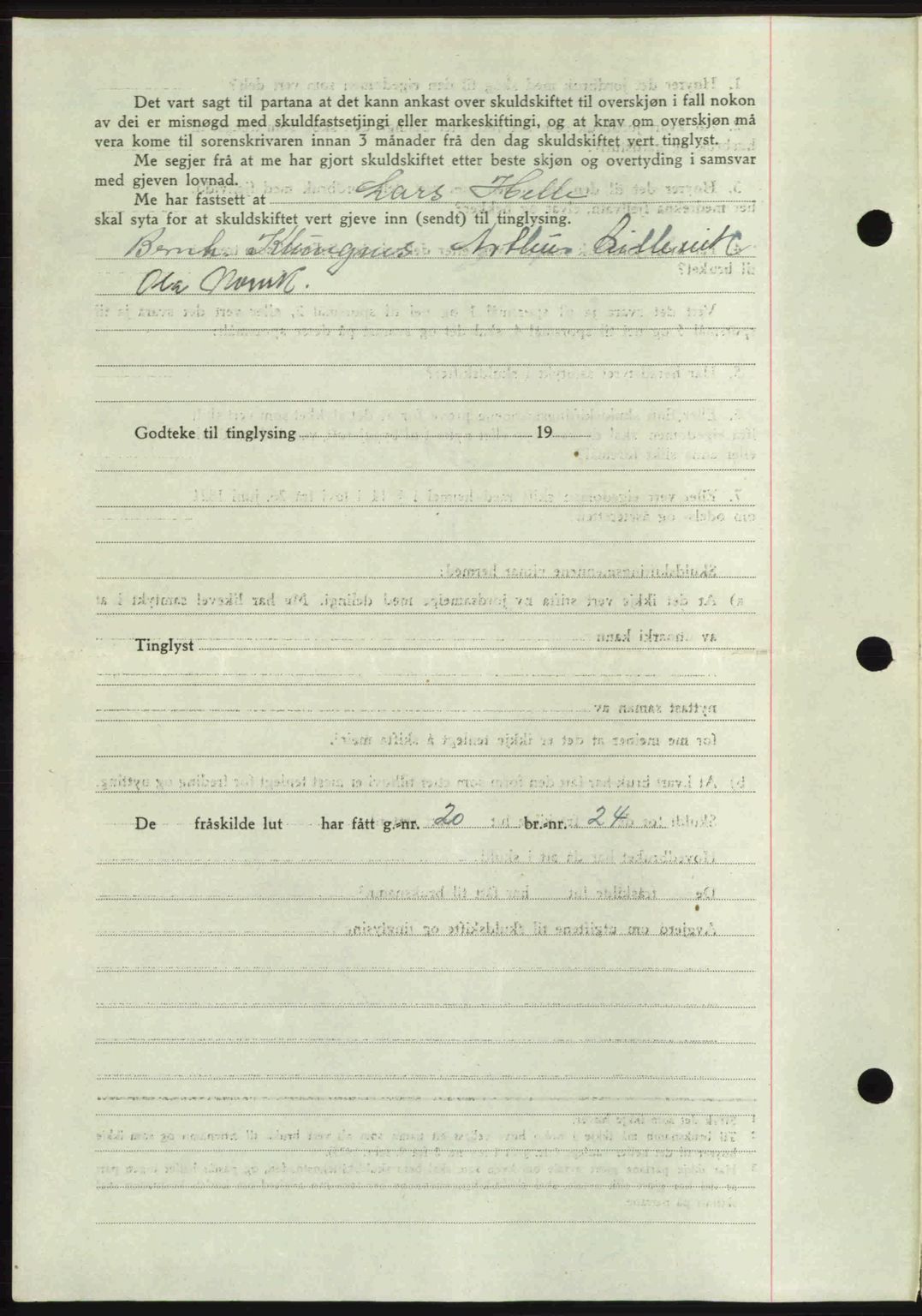 Romsdal sorenskriveri, AV/SAT-A-4149/1/2/2C: Mortgage book no. A21, 1946-1946, Diary no: : 2872/1946