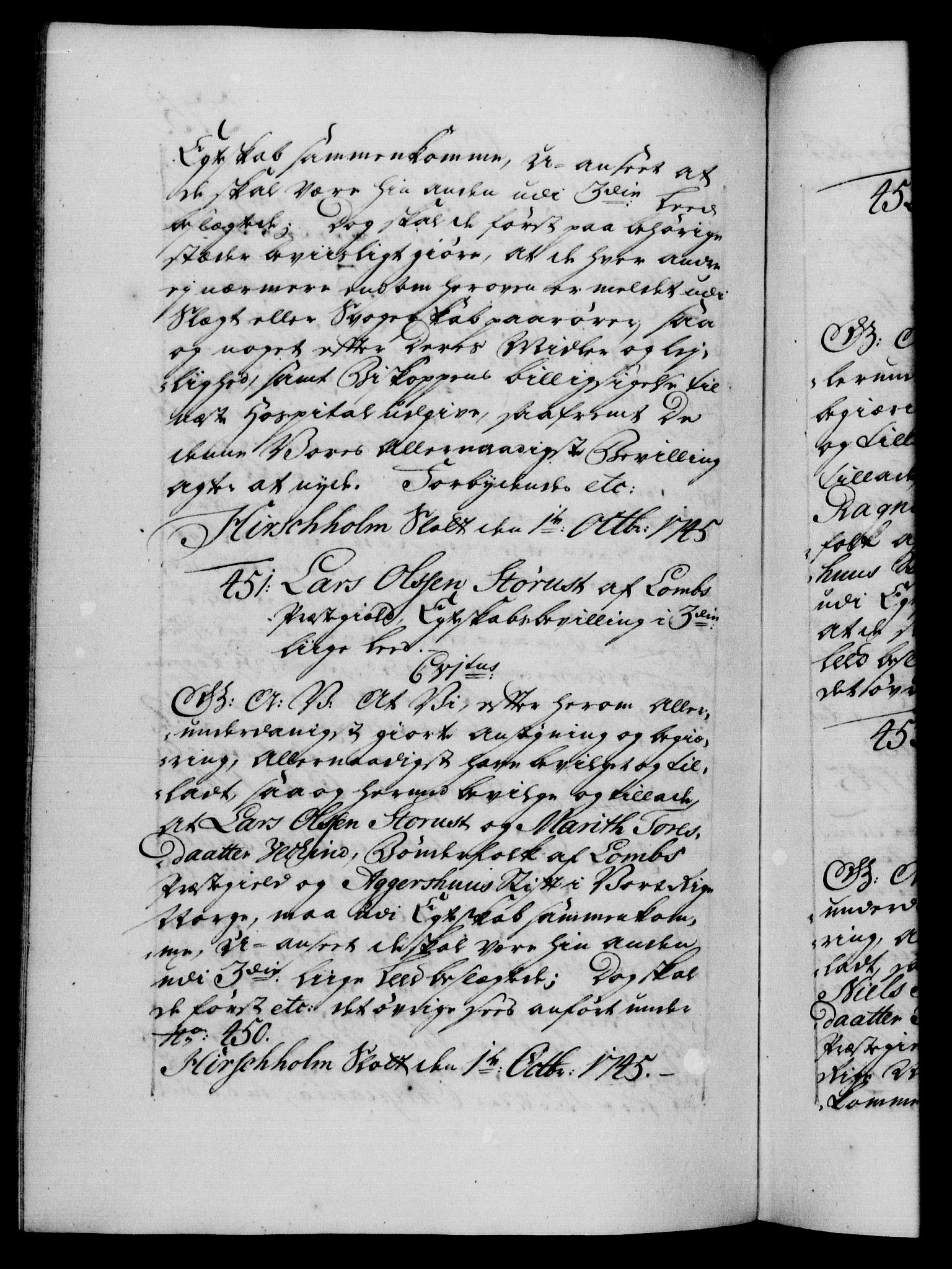 Danske Kanselli 1572-1799, AV/RA-EA-3023/F/Fc/Fca/Fcaa/L0034: Norske registre, 1745-1746, p. 275b