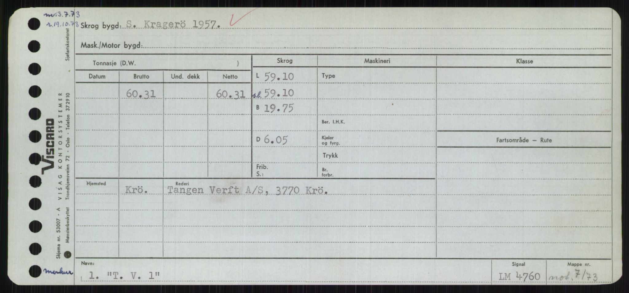 Sjøfartsdirektoratet med forløpere, Skipsmålingen, AV/RA-S-1627/H/Hc/L0001: Lektere, A-Y, p. 529