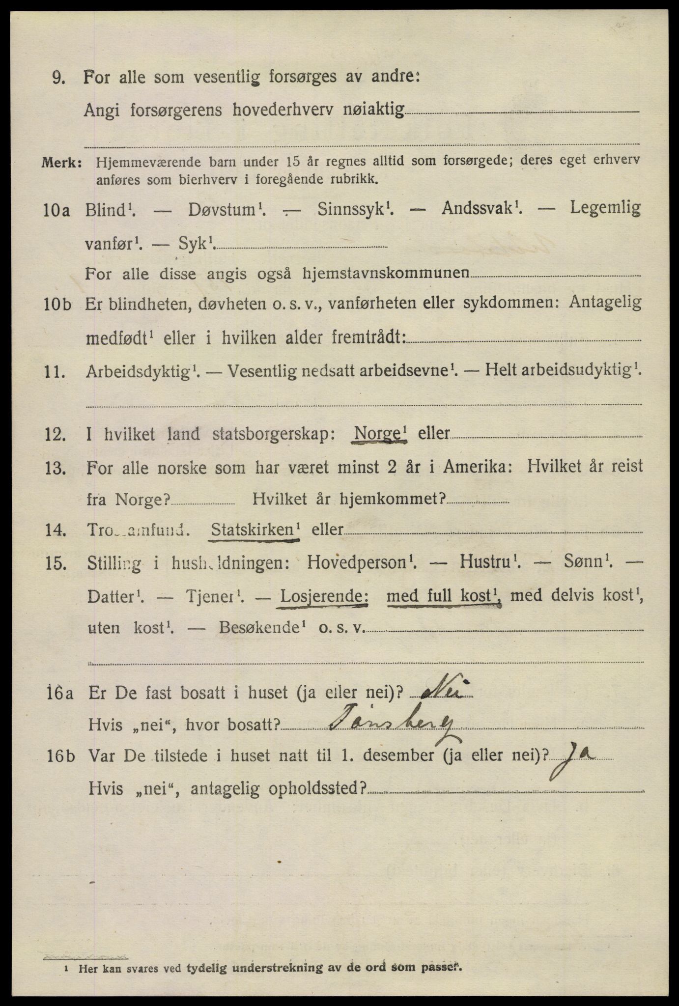 SAKO, 1920 census for Nøtterøy, 1920, p. 14668