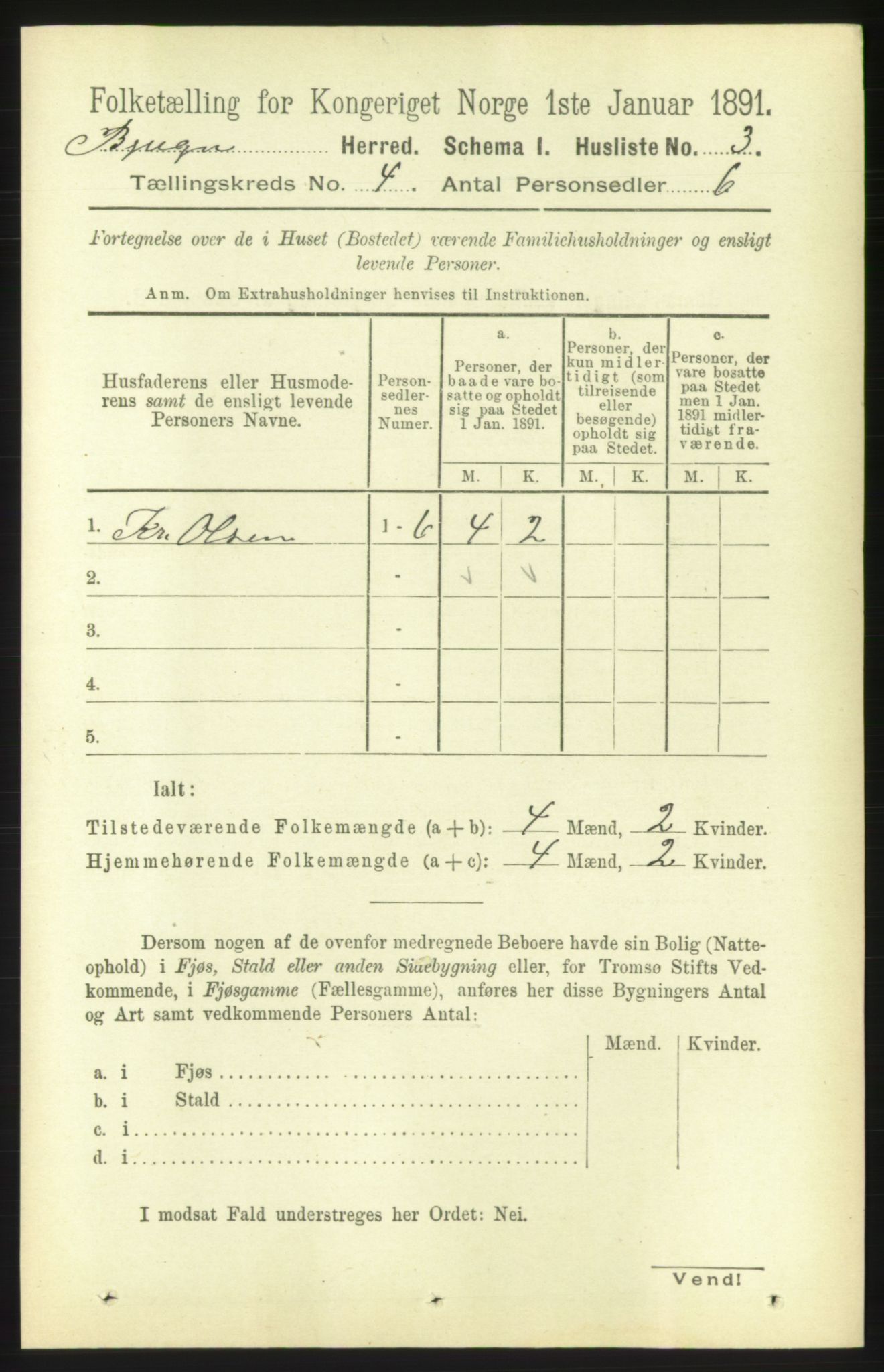 RA, 1891 census for 1627 Bjugn, 1891, p. 918