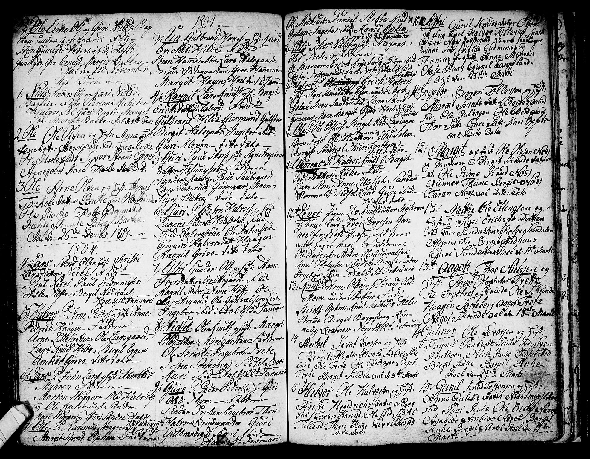 Ål kirkebøker, AV/SAKO-A-249/F/Fa/L0002: Parish register (official) no. I 2, 1771-1806, p. 305-306