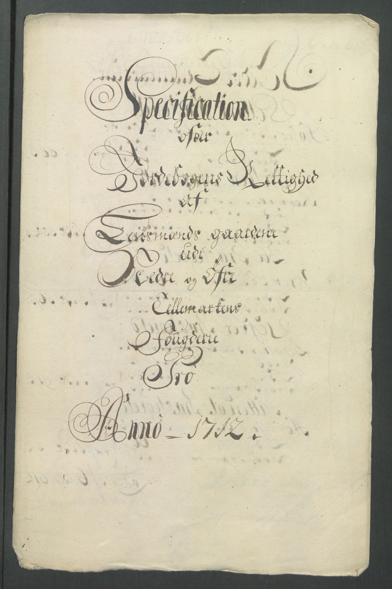Rentekammeret inntil 1814, Reviderte regnskaper, Fogderegnskap, RA/EA-4092/R36/L2123: Fogderegnskap Øvre og Nedre Telemark og Bamble, 1712, p. 279