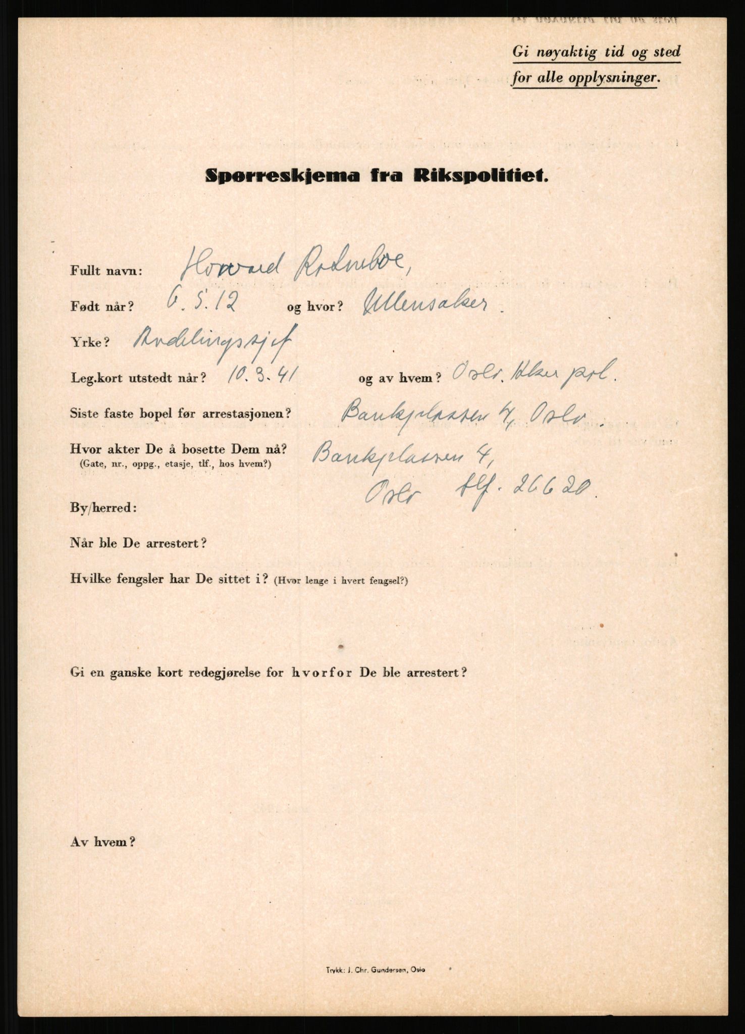 Rikspolitisjefen, AV/RA-S-1560/L/L0014: Pettersen, Aksel - Savosnick, Ernst, 1940-1945, p. 731