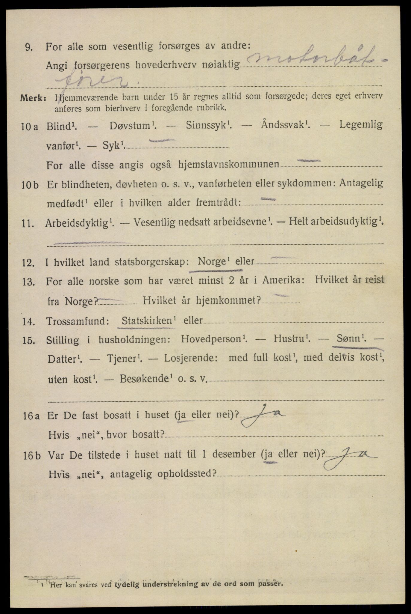 SAKO, 1920 census for Skien, 1920, p. 38191