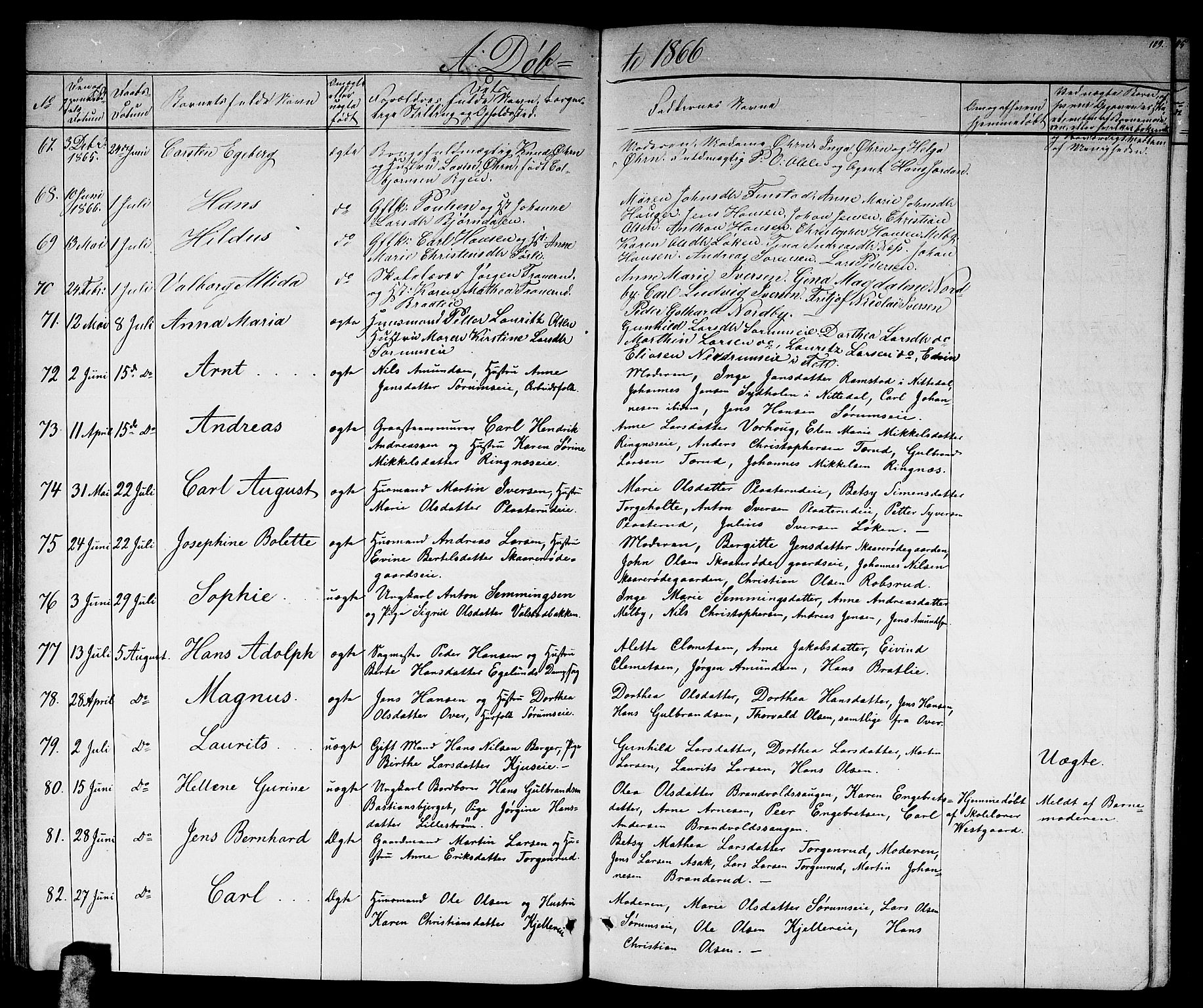 Skedsmo prestekontor Kirkebøker, AV/SAO-A-10033a/G/Ga/L0002: Parish register (copy) no. I 2, 1855-1872, p. 109