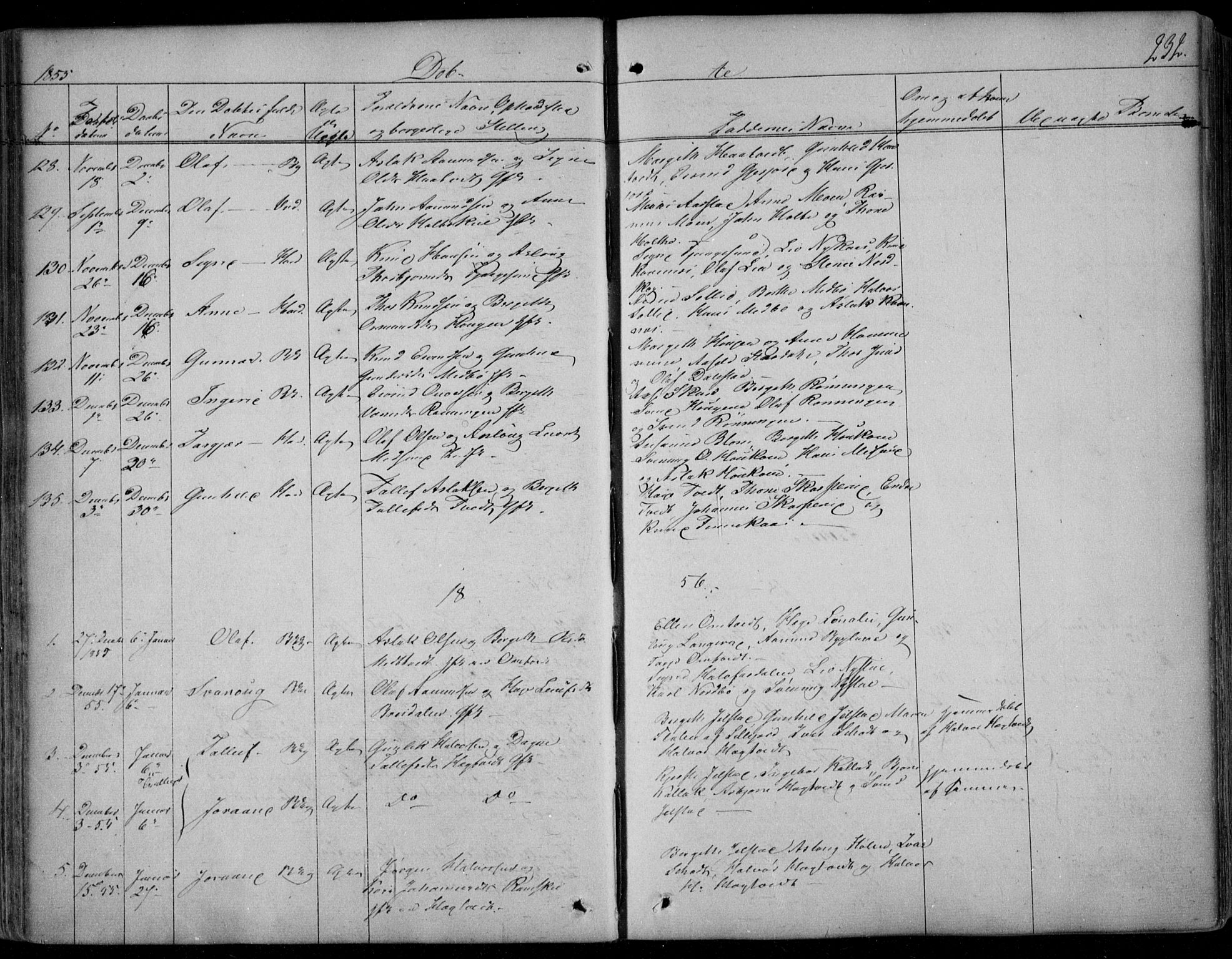 Kviteseid kirkebøker, SAKO/A-276/F/Fa/L0006: Parish register (official) no. I 6, 1836-1858, p. 232