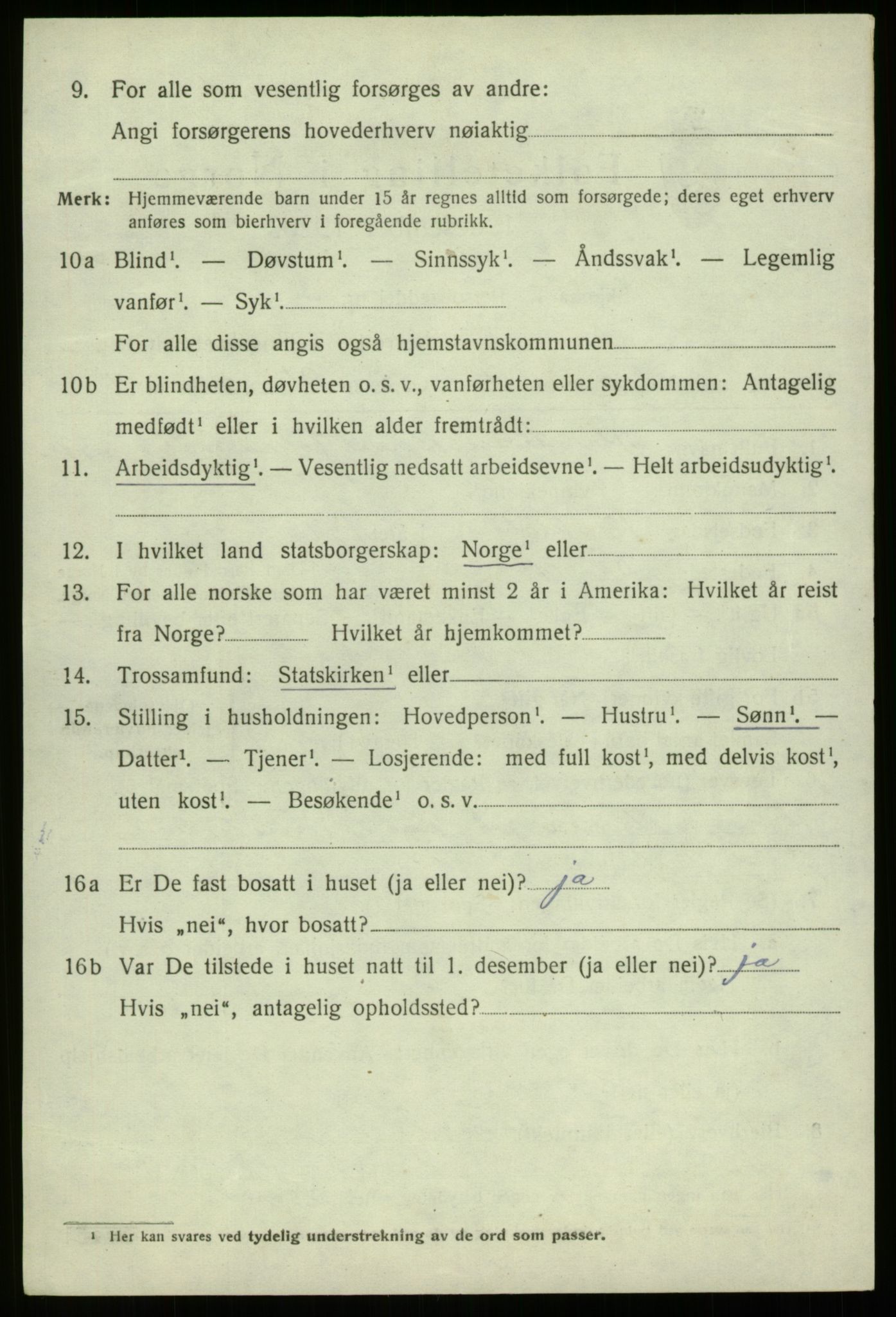 SAB, 1920 census for Davik, 1920, p. 6376