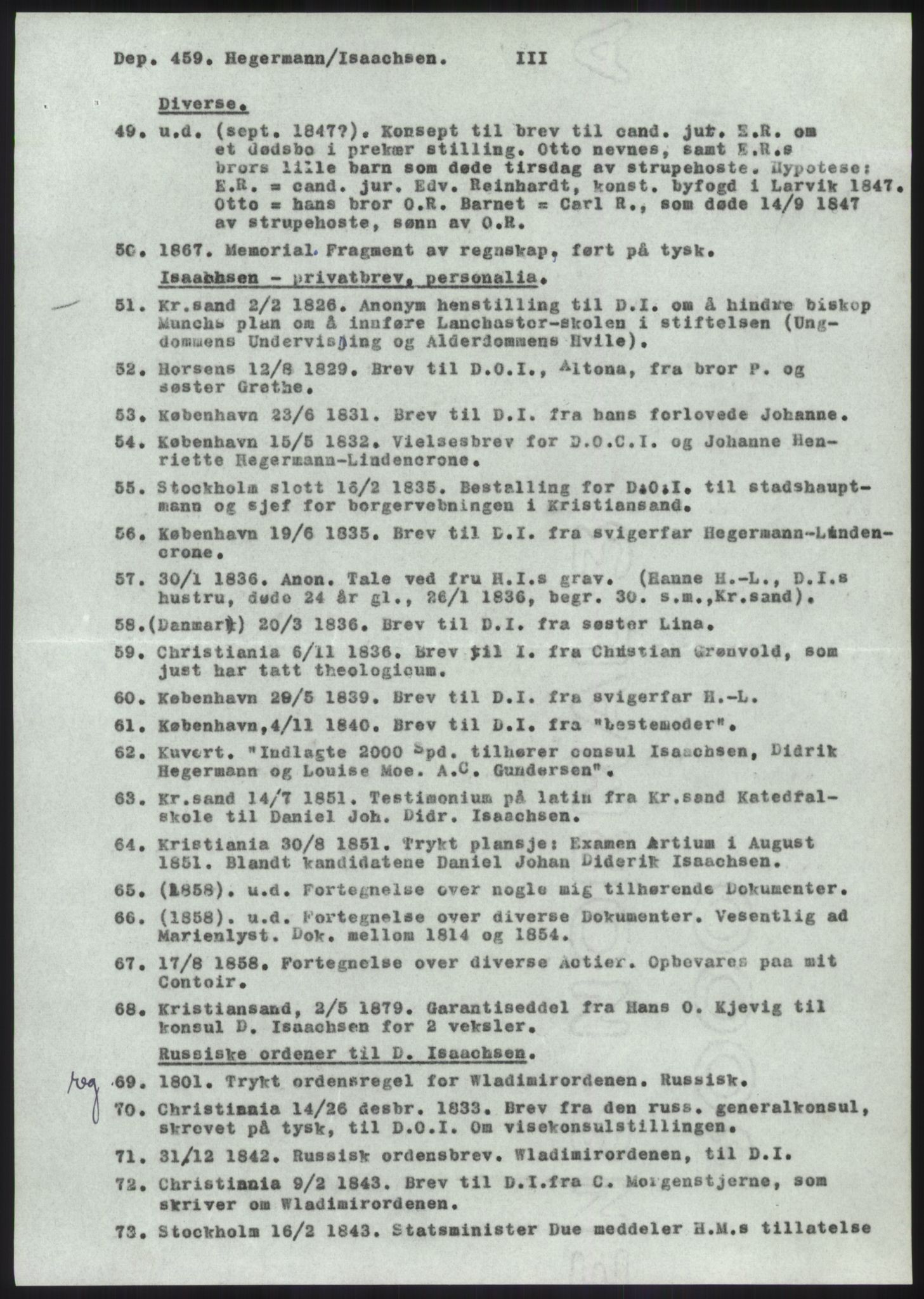 Samlinger til kildeutgivelse, Diplomavskriftsamlingen, AV/RA-EA-4053/H/Ha, p. 1361