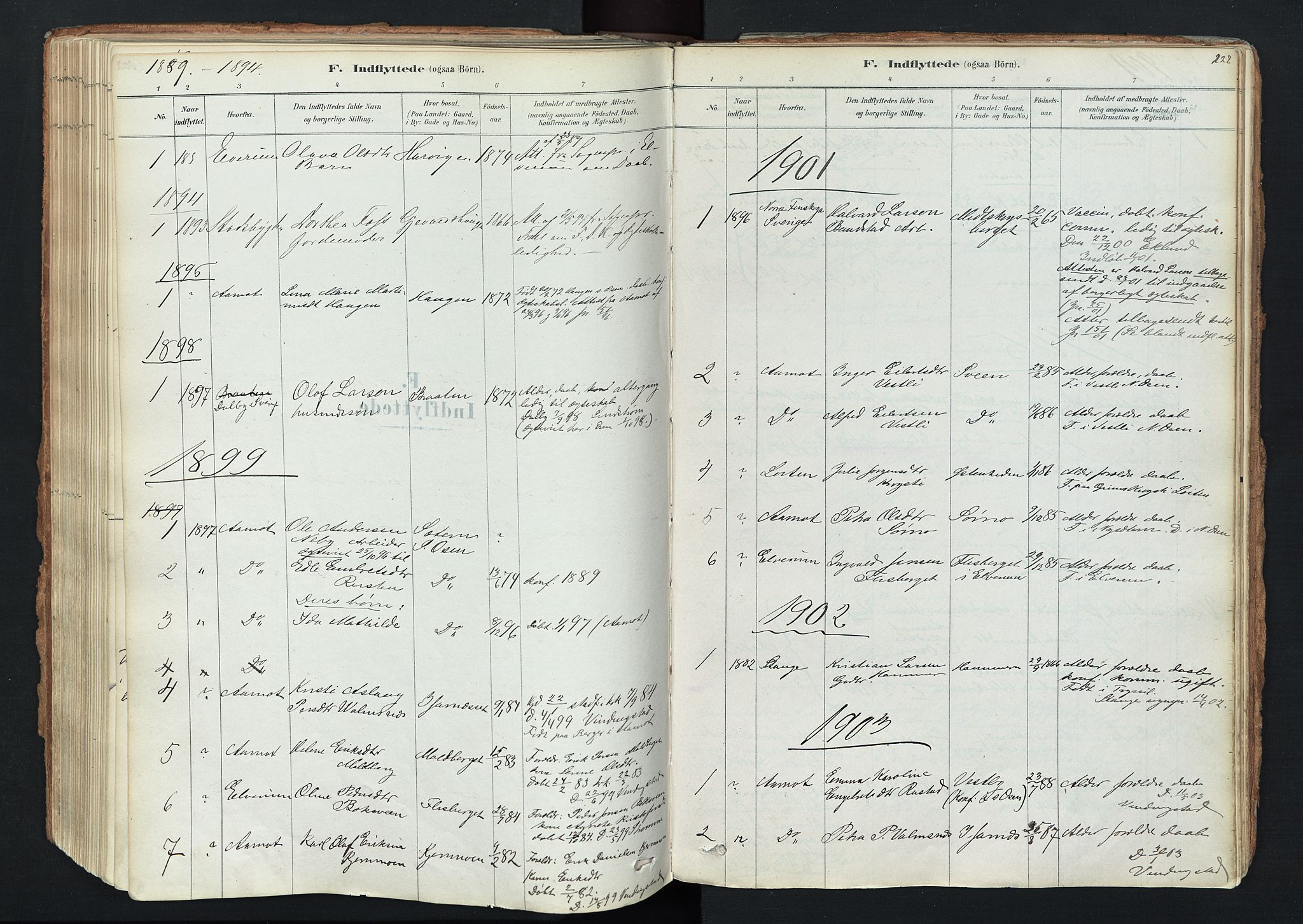 Trysil prestekontor, SAH/PREST-046/H/Ha/Haa/L0011: Parish register (official) no. 11, 1878-1912, p. 227