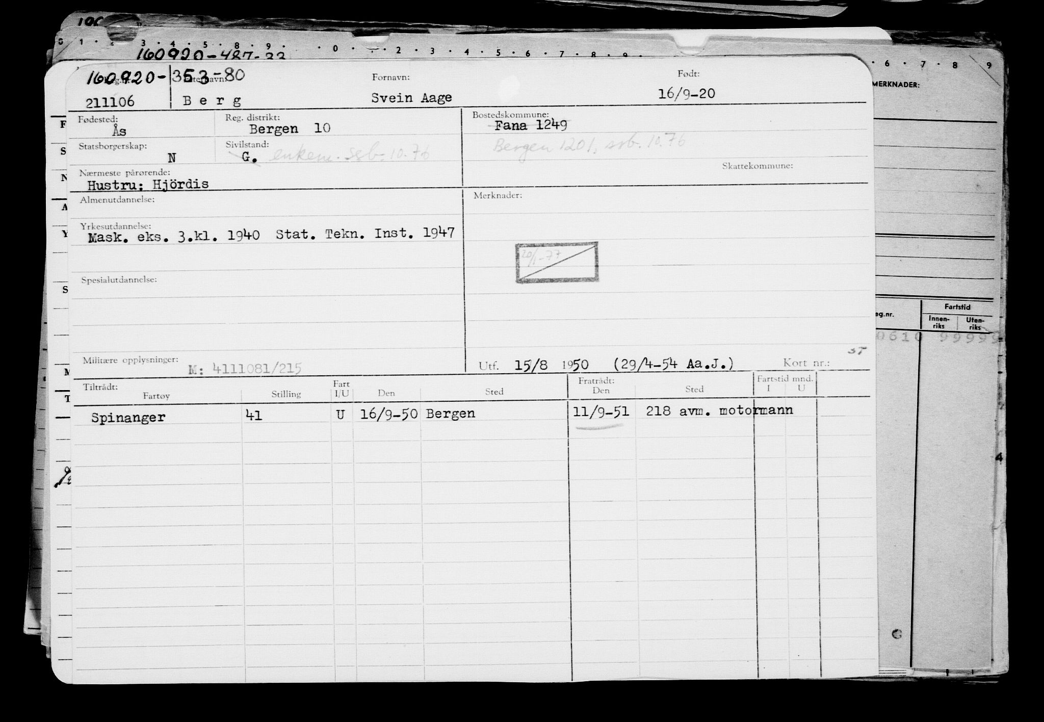 Direktoratet for sjømenn, AV/RA-S-3545/G/Gb/L0185: Hovedkort, 1920, p. 390