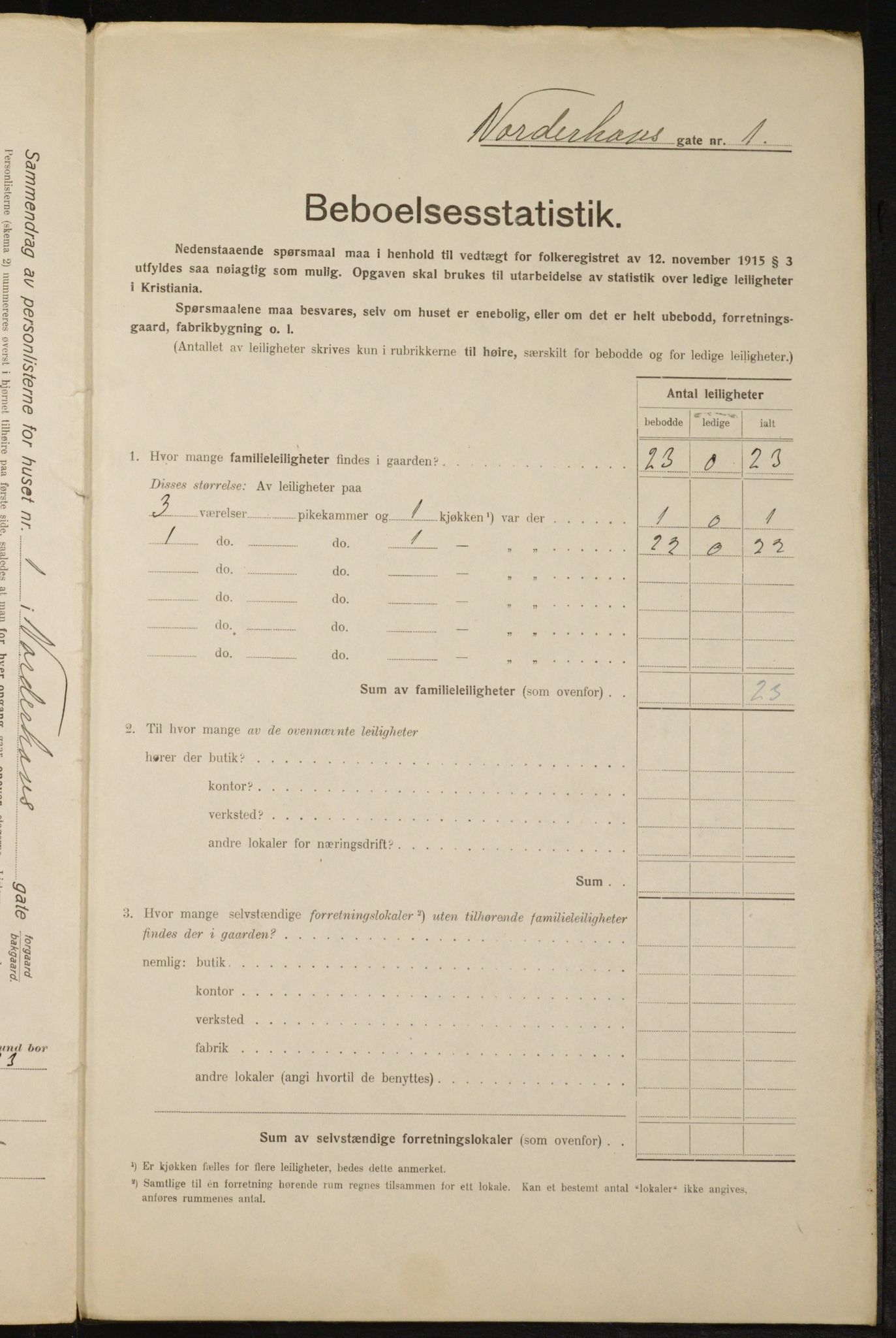 OBA, Municipal Census 1916 for Kristiania, 1916, p. 74183