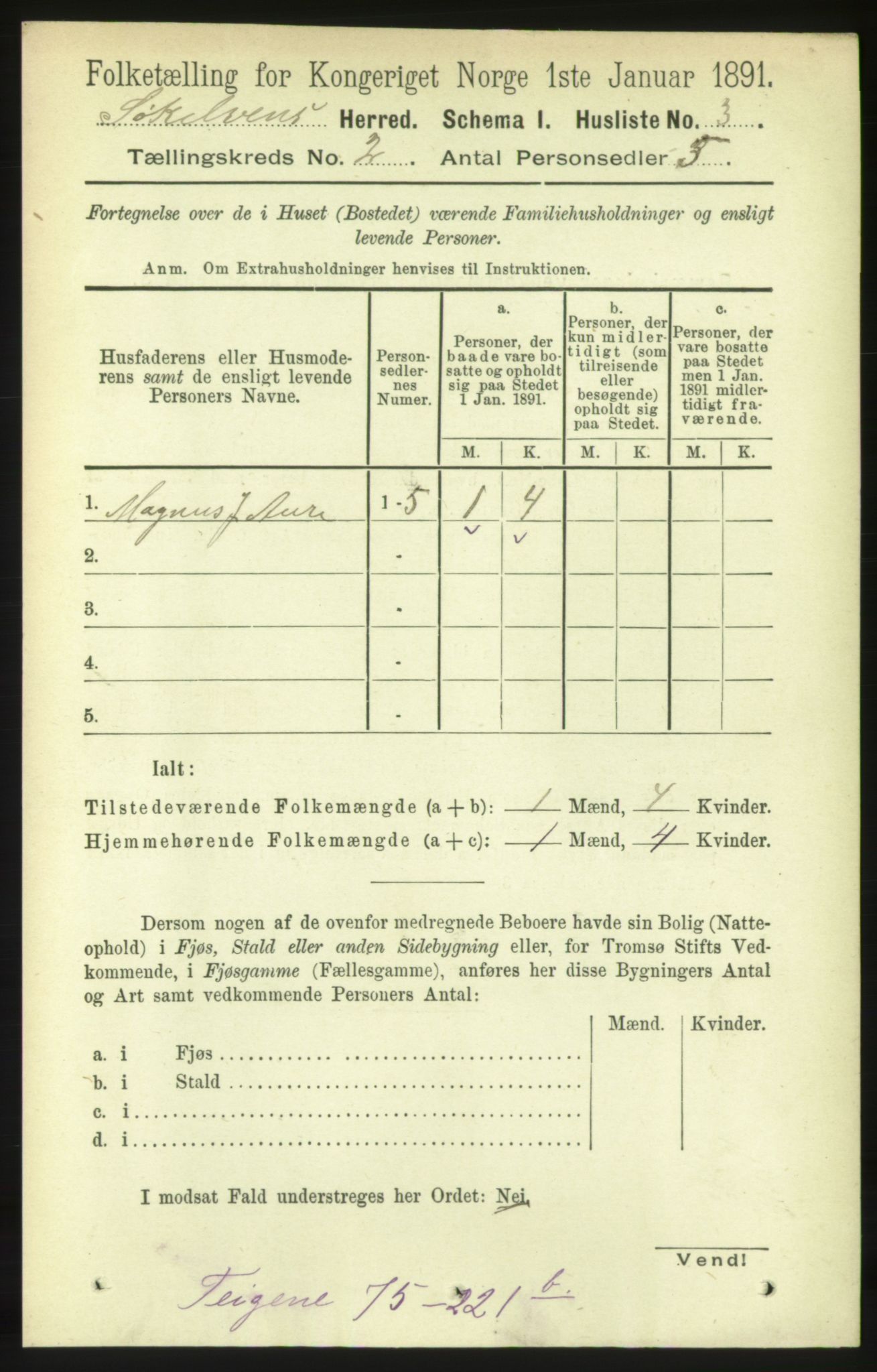 RA, 1891 census for 1528 Sykkylven, 1891, p. 738