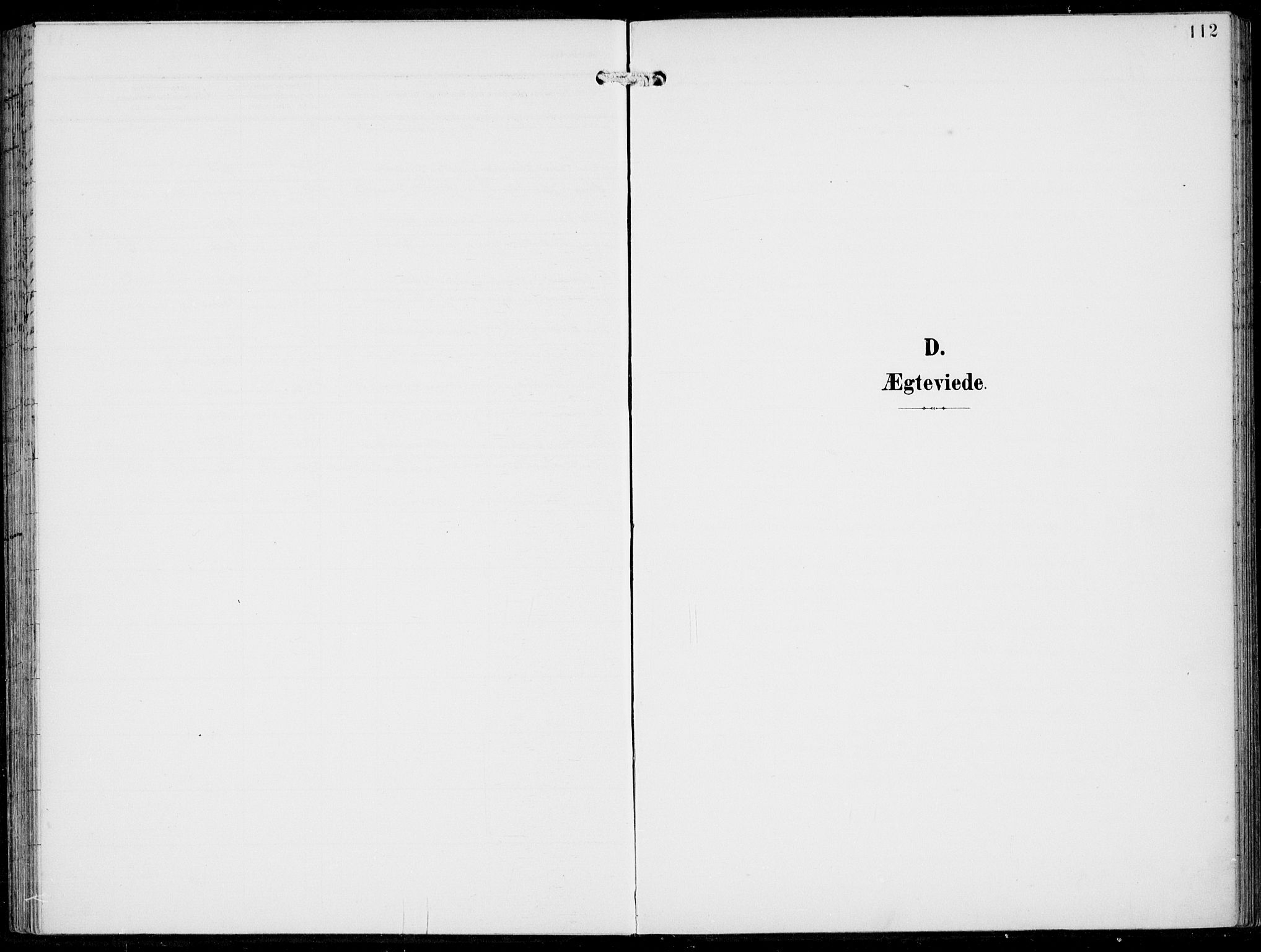 Haus sokneprestembete, SAB/A-75601/H/Haa: Parish register (official) no. B  2, 1899-1912, p. 112