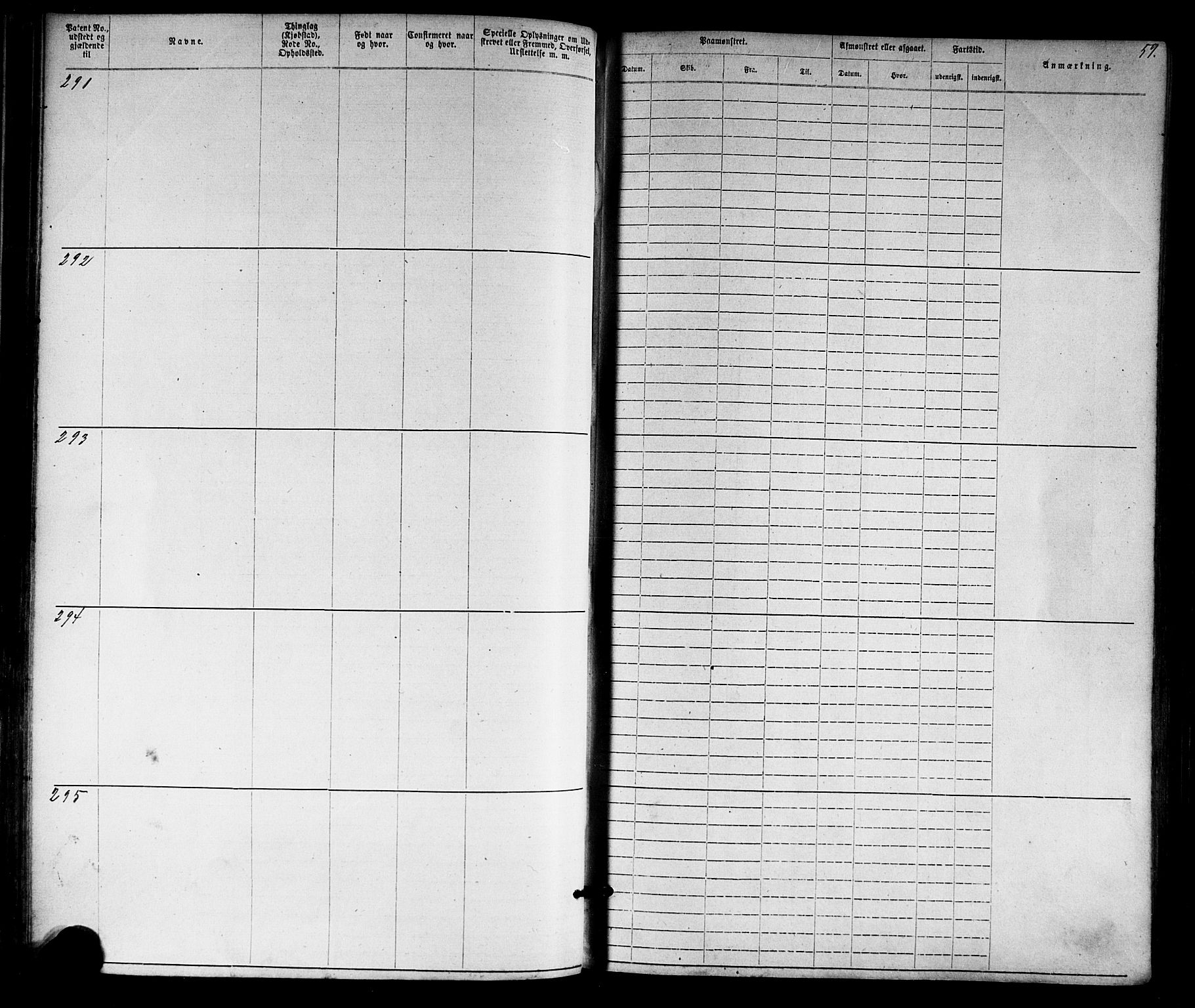 Grimstad mønstringskrets, AV/SAK-2031-0013/F/Fa/L0005: Annotasjonsrulle nr 1-1910 med register, V-18, 1870-1892, p. 82