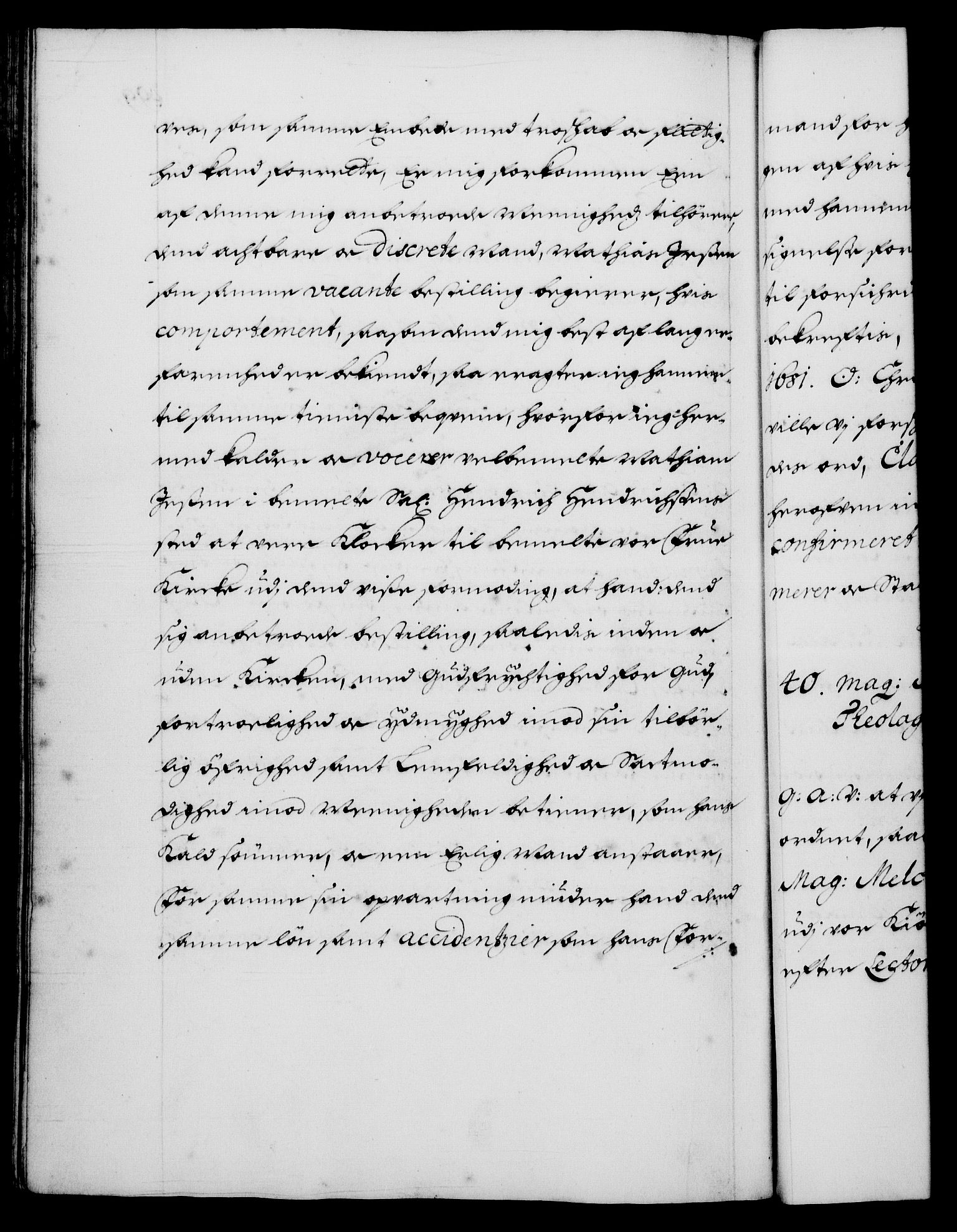 Danske Kanselli 1572-1799, AV/RA-EA-3023/F/Fc/Fca/Fcaa/L0013: Norske registre (mikrofilm), 1681-1684, p. 299b