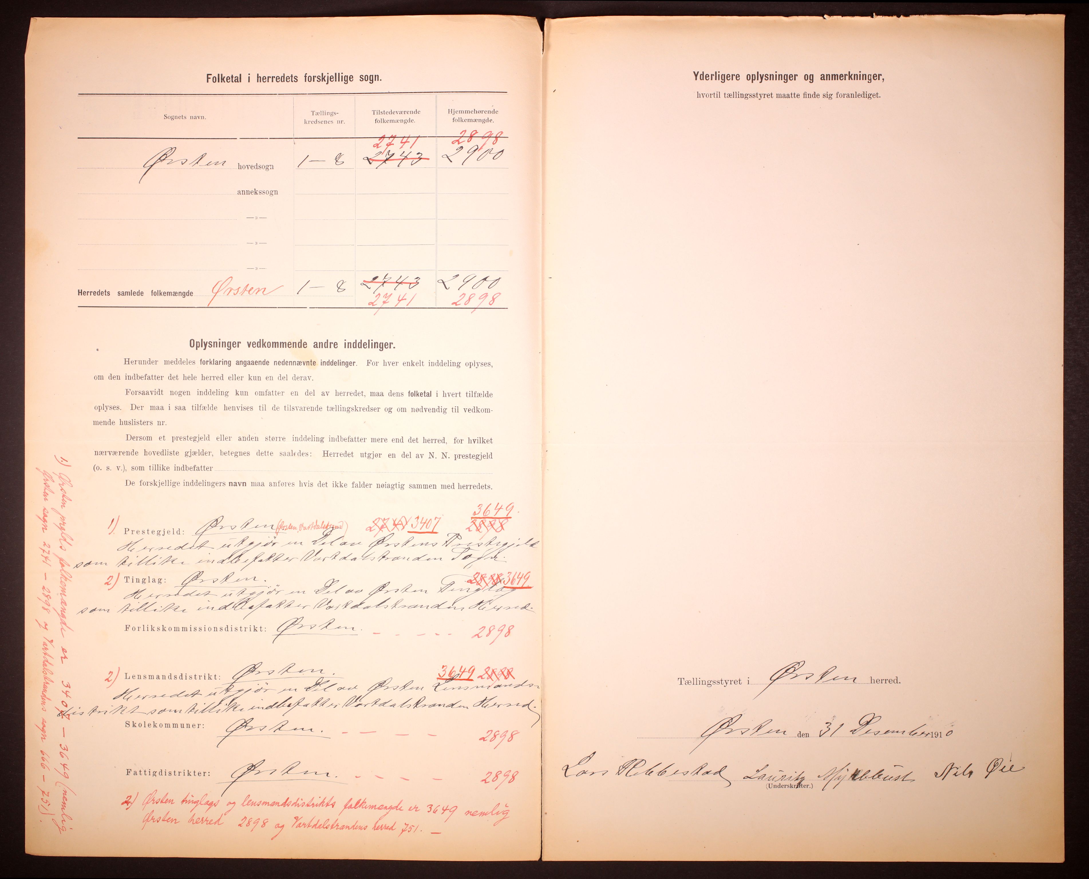 RA, 1910 census for Ørsta, 1910, p. 3