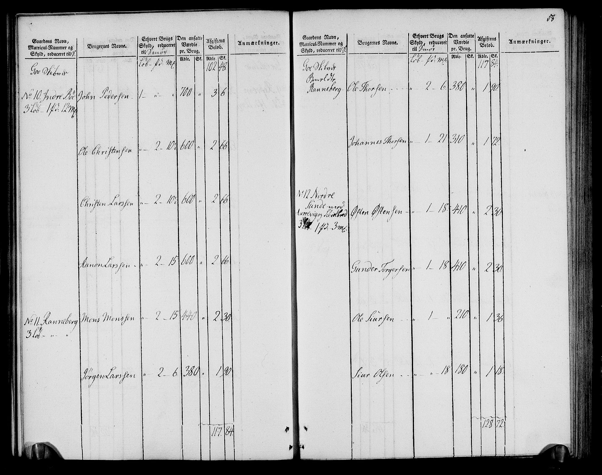 Rentekammeret inntil 1814, Realistisk ordnet avdeling, AV/RA-EA-4070/N/Ne/Nea/L0099: Jæren og Dalane fogderi. Oppebørselsregister, 1803-1804, p. 62