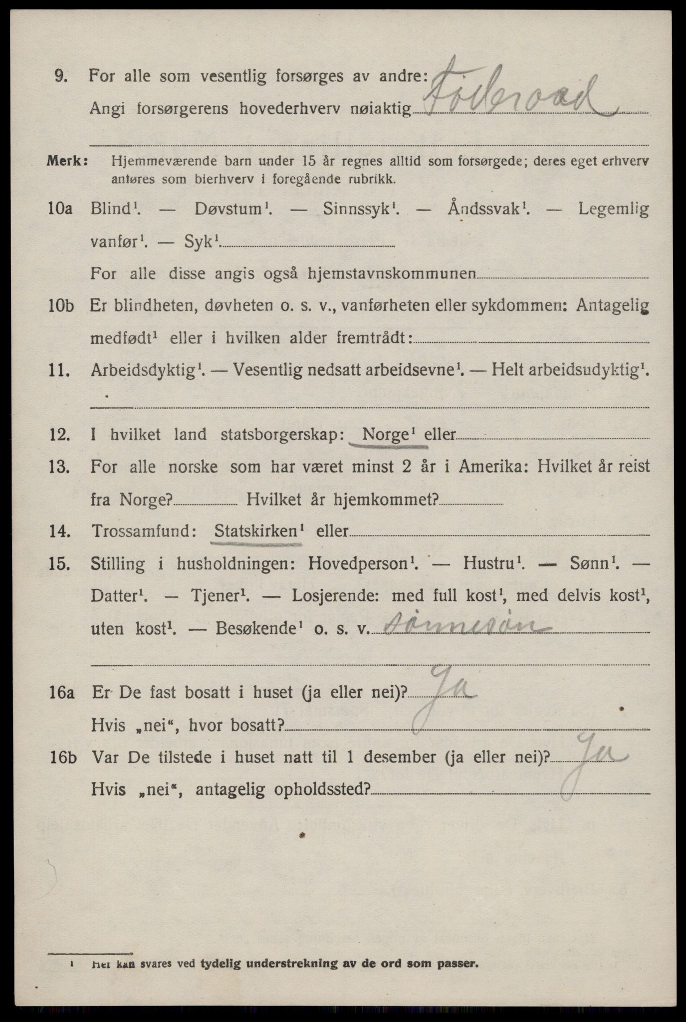 SAST, 1920 census for Hjelmeland, 1920, p. 3114