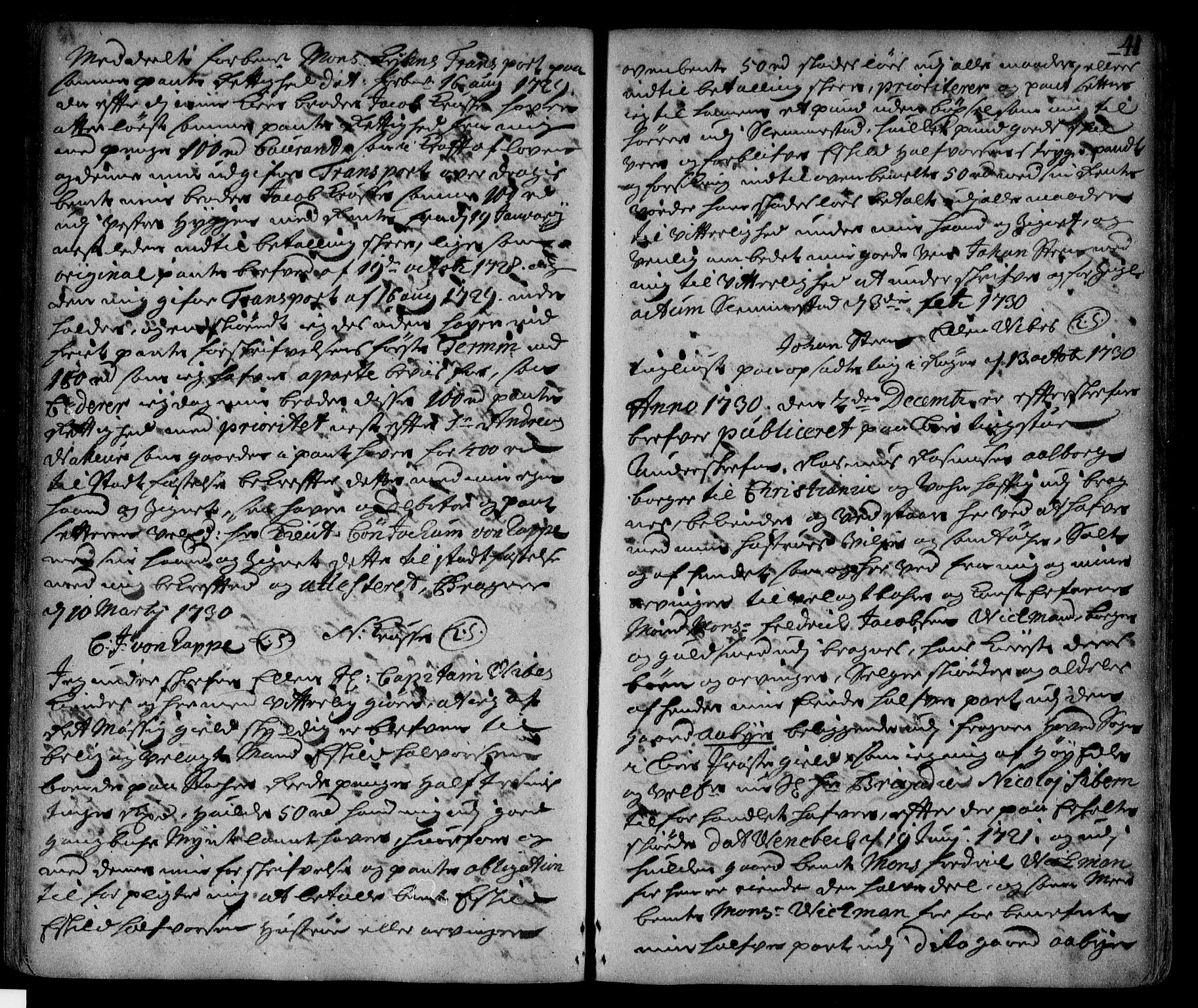 Lier, Røyken og Hurum sorenskriveri, AV/SAKO-A-89/G/Ga/Gaa/L0002: Mortgage book no. II, 1725-1755, p. 41