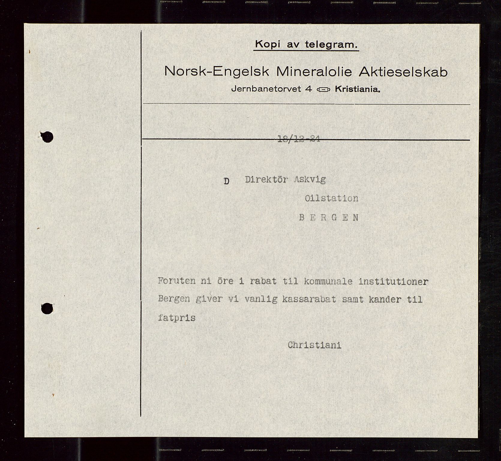 Pa 1521 - A/S Norske Shell, SAST/A-101915/E/Ea/Eaa/L0013: Sjefskorrespondanse, 1924, p. 8