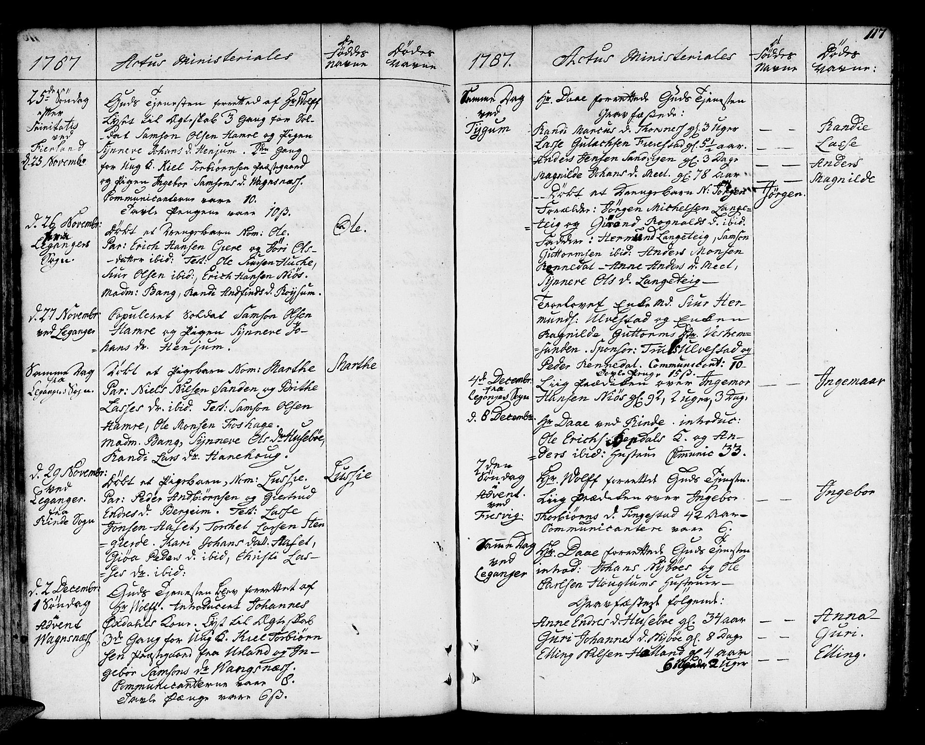 Leikanger sokneprestembete, AV/SAB-A-81001/H/Haa/Haaa/L0004: Parish register (official) no. A 4, 1770-1791, p. 117