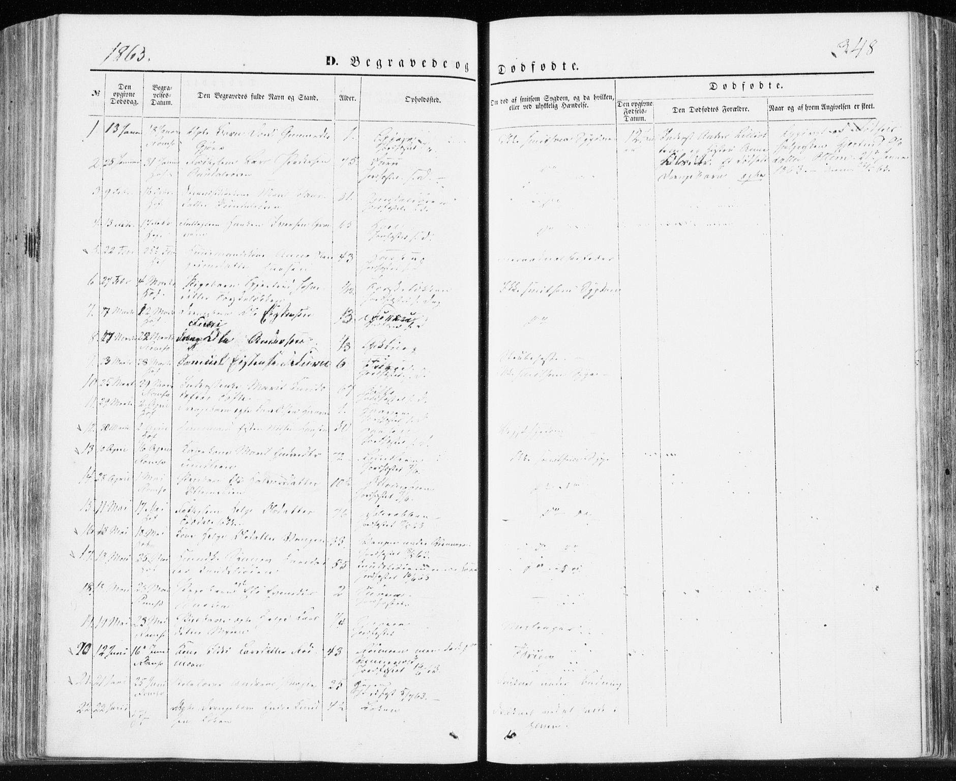 Ministerialprotokoller, klokkerbøker og fødselsregistre - Møre og Romsdal, AV/SAT-A-1454/590/L1013: Parish register (official) no. 590A05, 1847-1877, p. 348