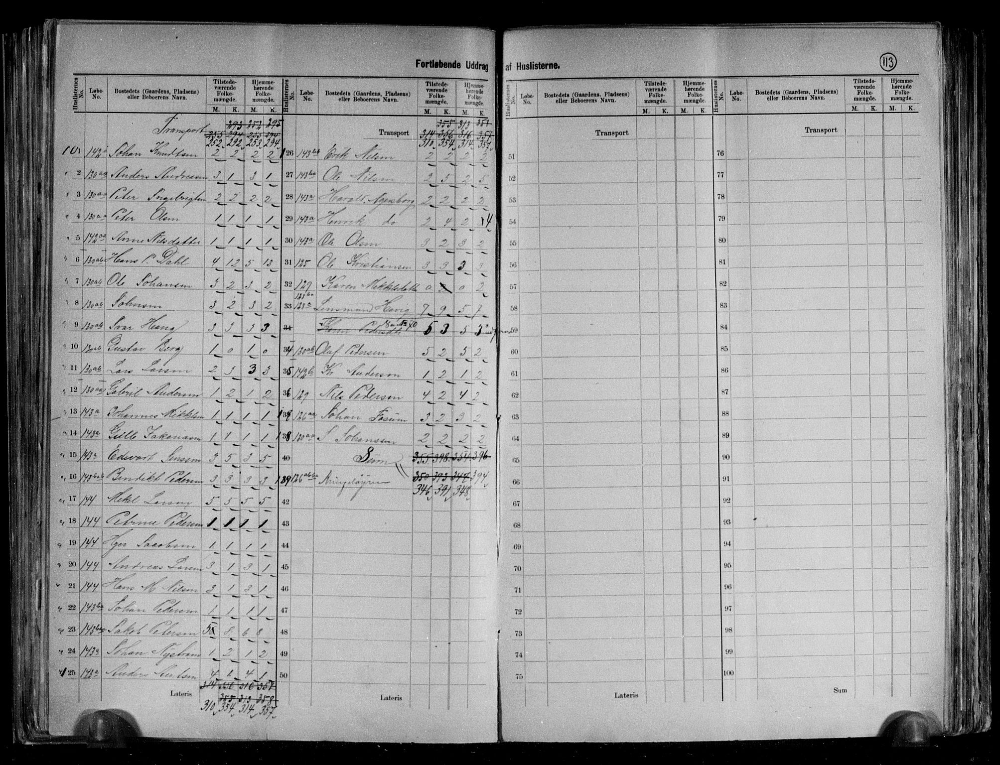 RA, 1891 census for 1824 Vefsn, 1891, p. 18