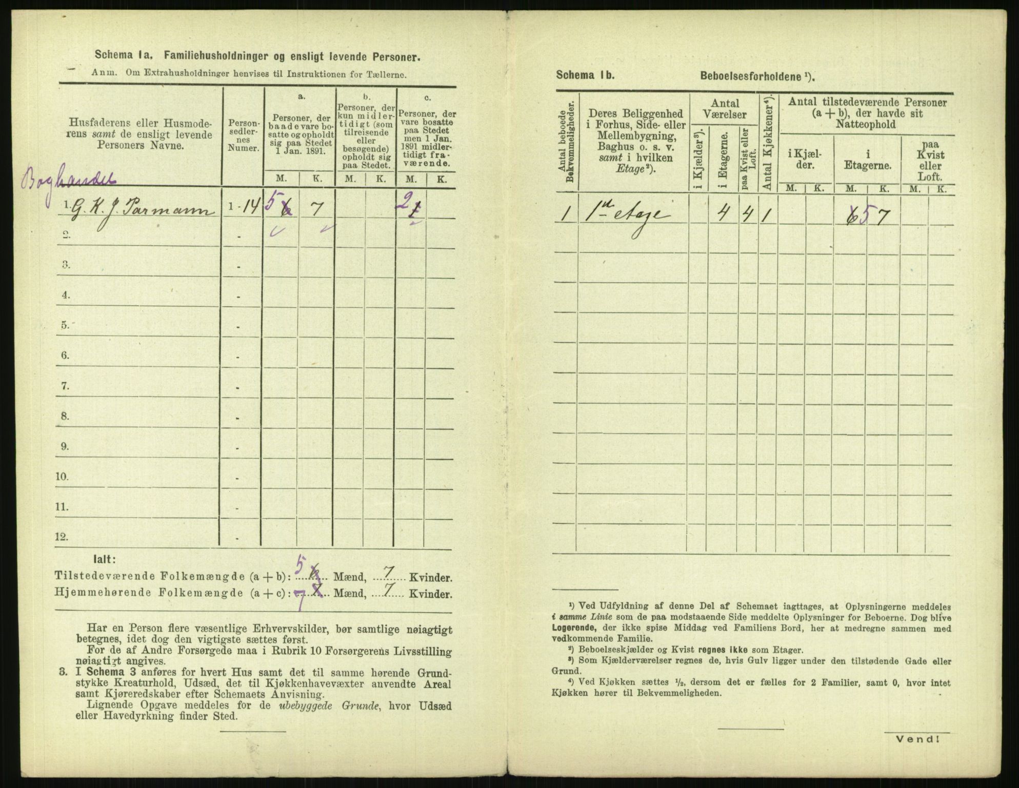 RA, 1891 census for 0301 Kristiania, 1891, p. 126968