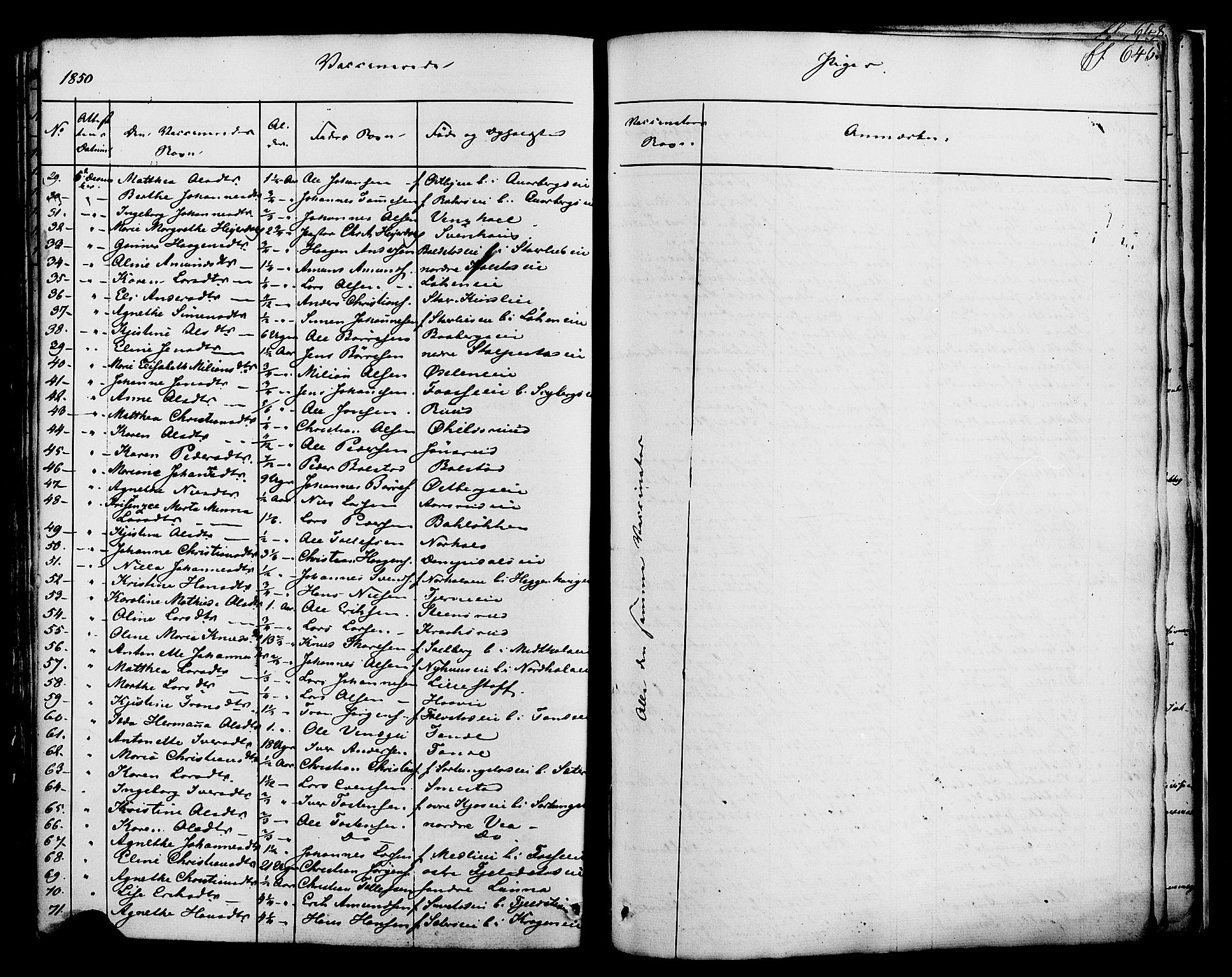 Ringsaker prestekontor, SAH/PREST-014/K/Ka/L0008: Parish register (official) no. 8, 1837-1850, p. 645