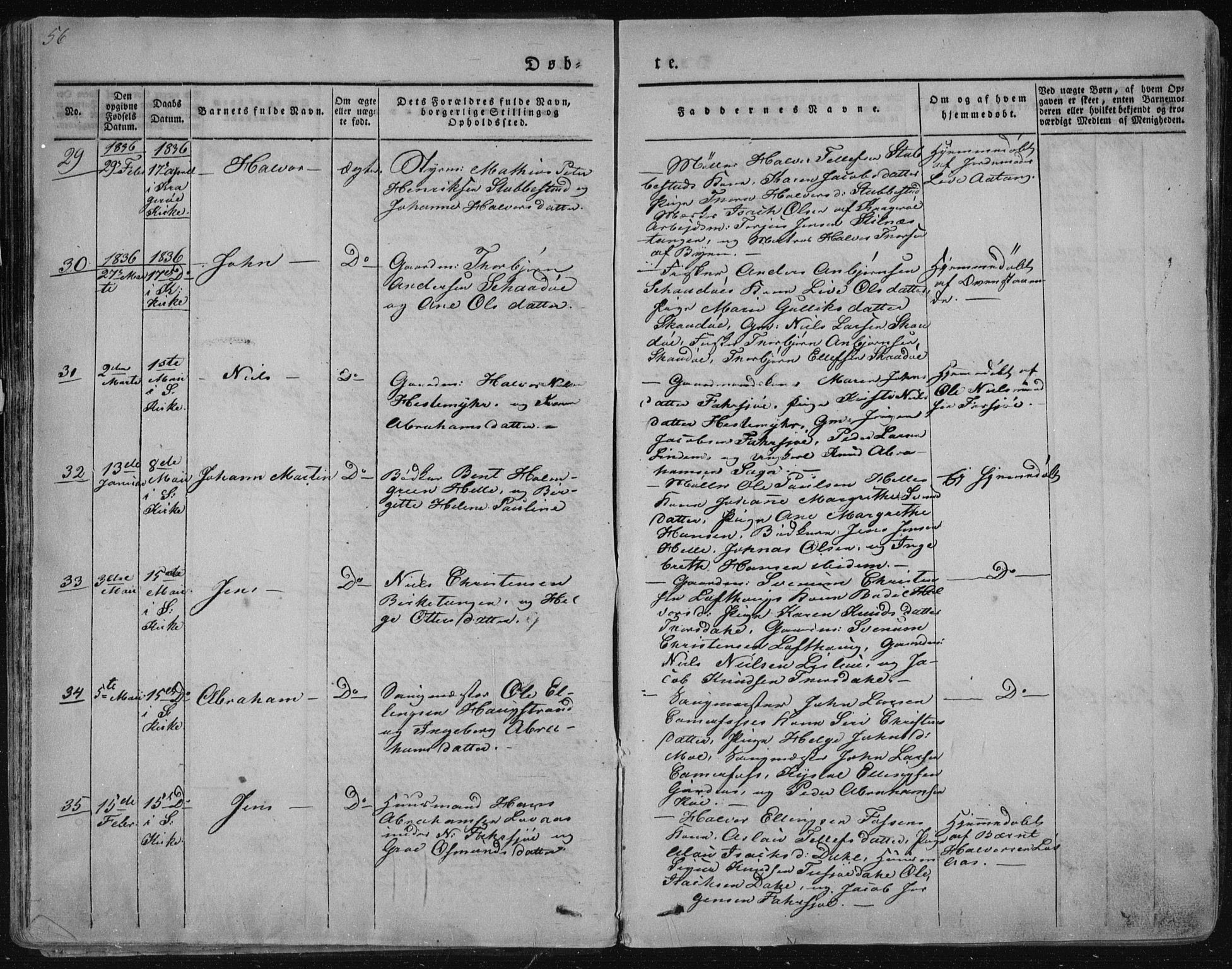 Sannidal kirkebøker, AV/SAKO-A-296/F/Fa/L0006: Parish register (official) no. 6, 1831-1847, p. 56