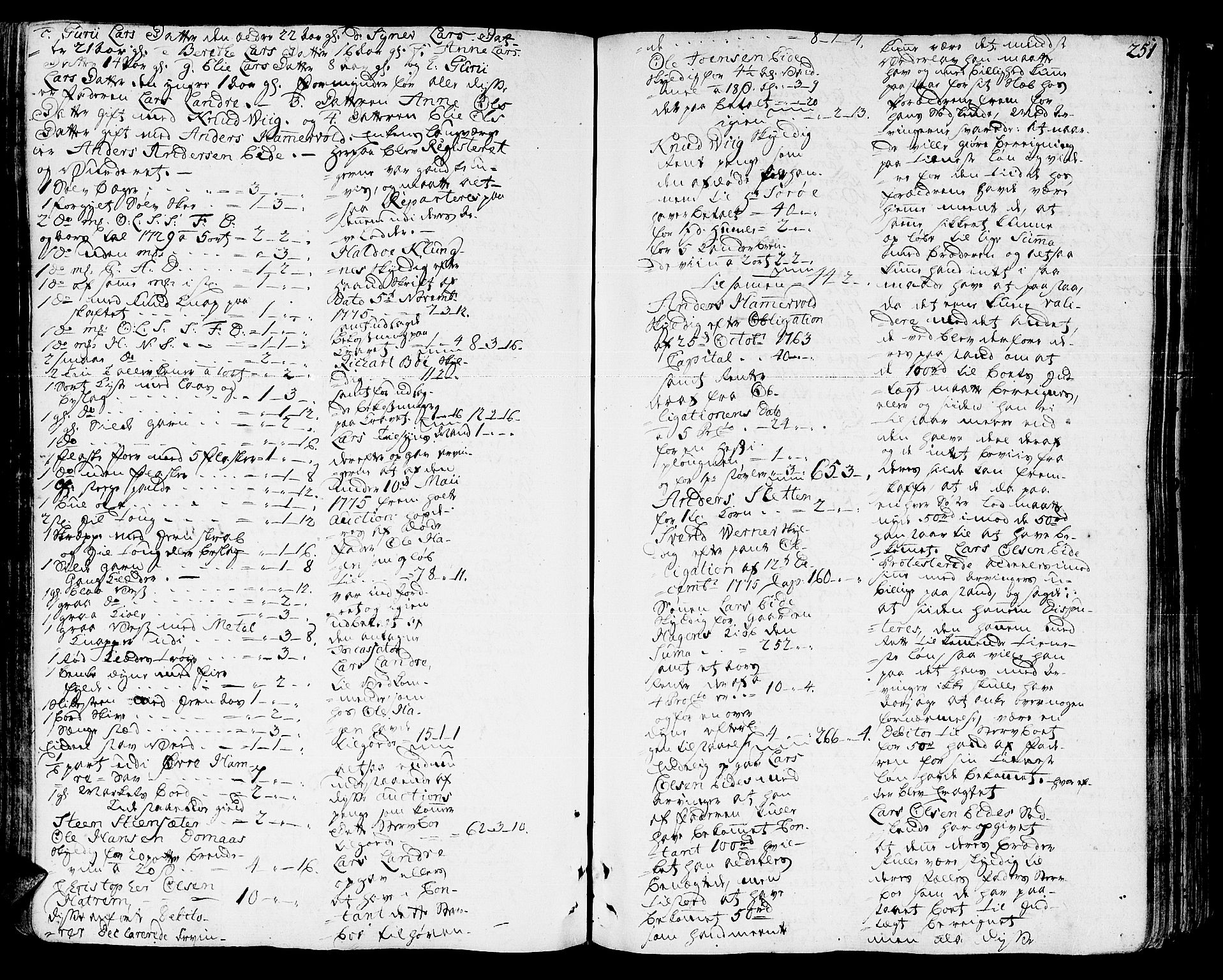 Romsdal sorenskriveri, SAT/A-4149/1/3/3A/L0010: Skifteprotokoll, 1774-1782, p. 250b-251a